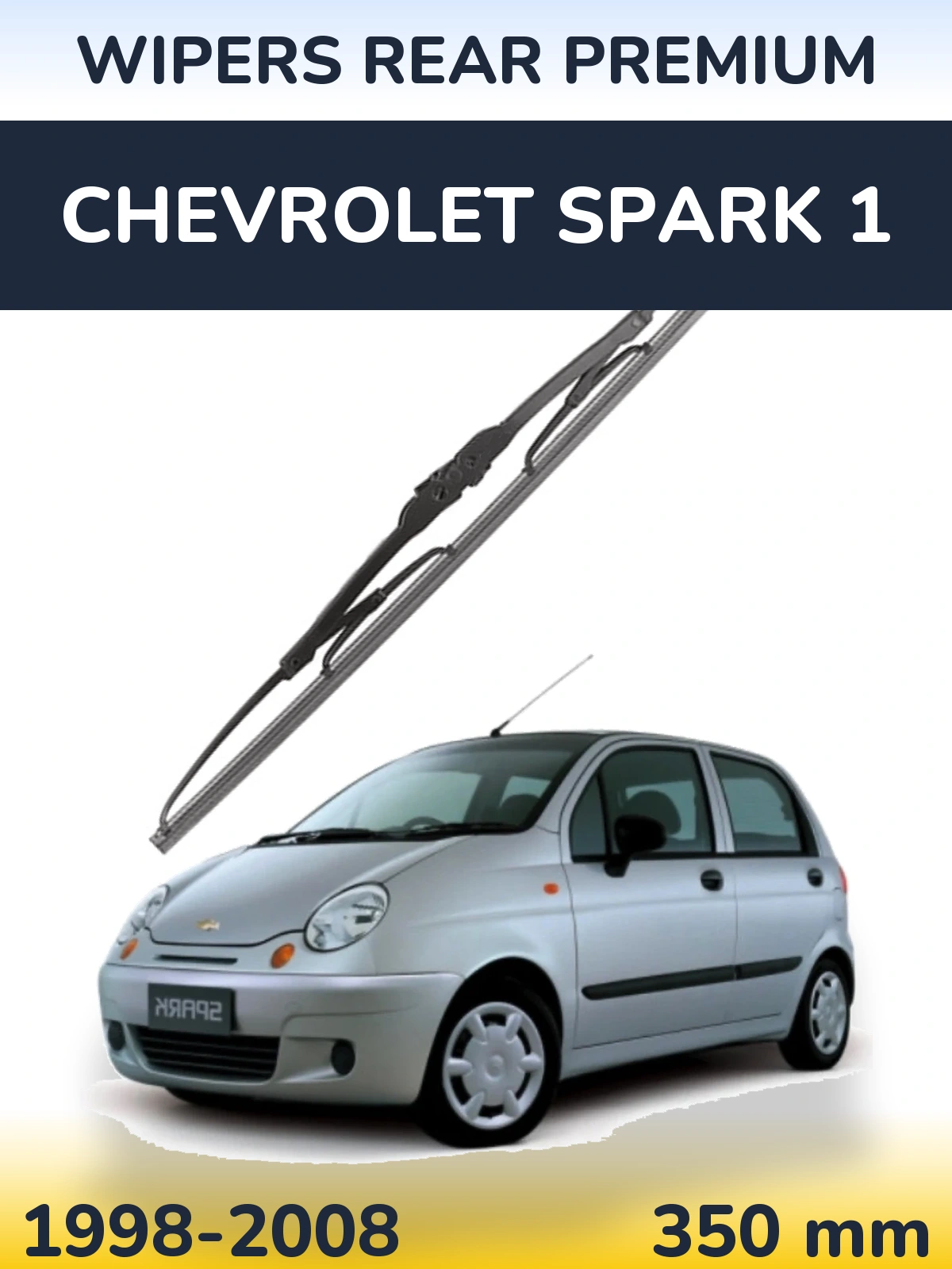 Zadní stěrač WIPERS REAR PREMIUM 350 mm pro Chevrolet Spark 1 1998-2008