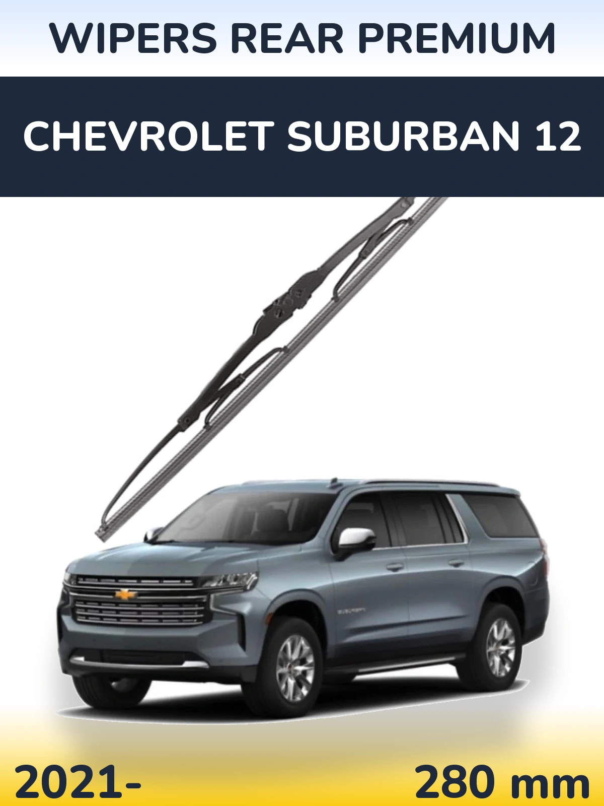 Zadní stěrač WIPERS REAR PREMIUM 280 mm pro Chevrolet Suburban 12 2021-2026