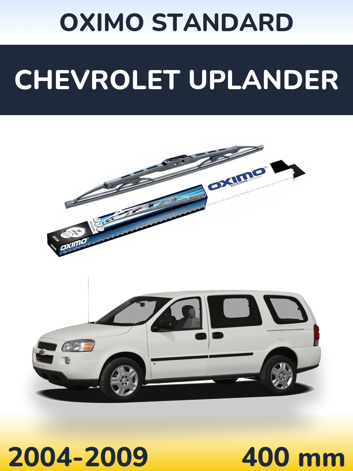 Zadní stěrač Oximo Standard 400 mm pro Chevrolet Uplander 2004-2009