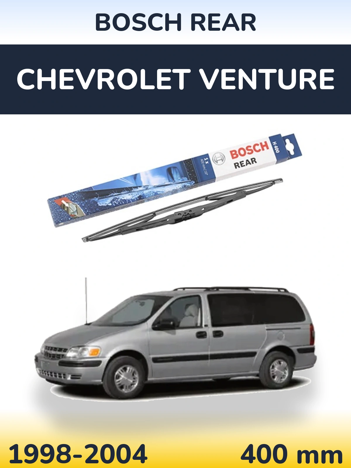 Zadní stěrač BOSCH Rear 400 mm pro Chevrolet Venture 1998-2004