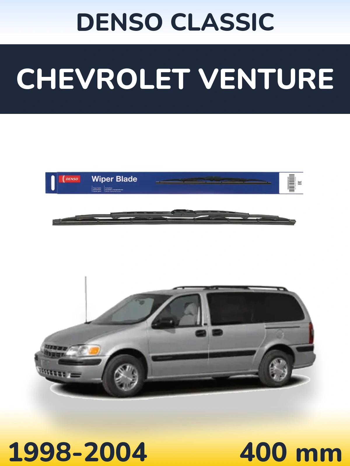 Zadní stěrač Denso Classic 400 mm pro Chevrolet Venture 1998-2004