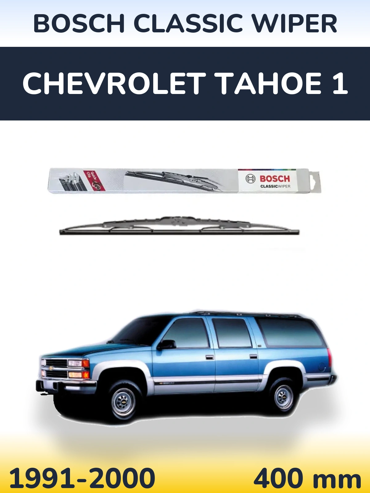 Zadní stěrač BOSCH Classic Wiper 400 mm pro Chevrolet Tahoe 1 1991-2000