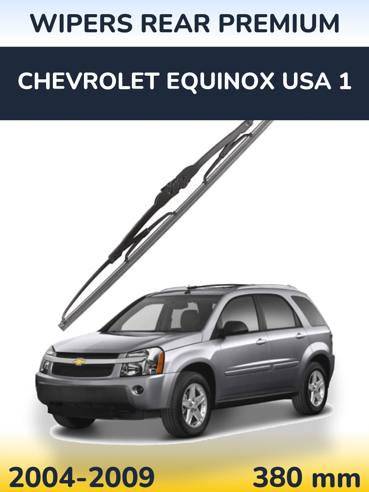Zadní stěrač WIPERS REAR PREMIUM 380 mm pro Chevrolet Equinox USA 1 2004-2009
