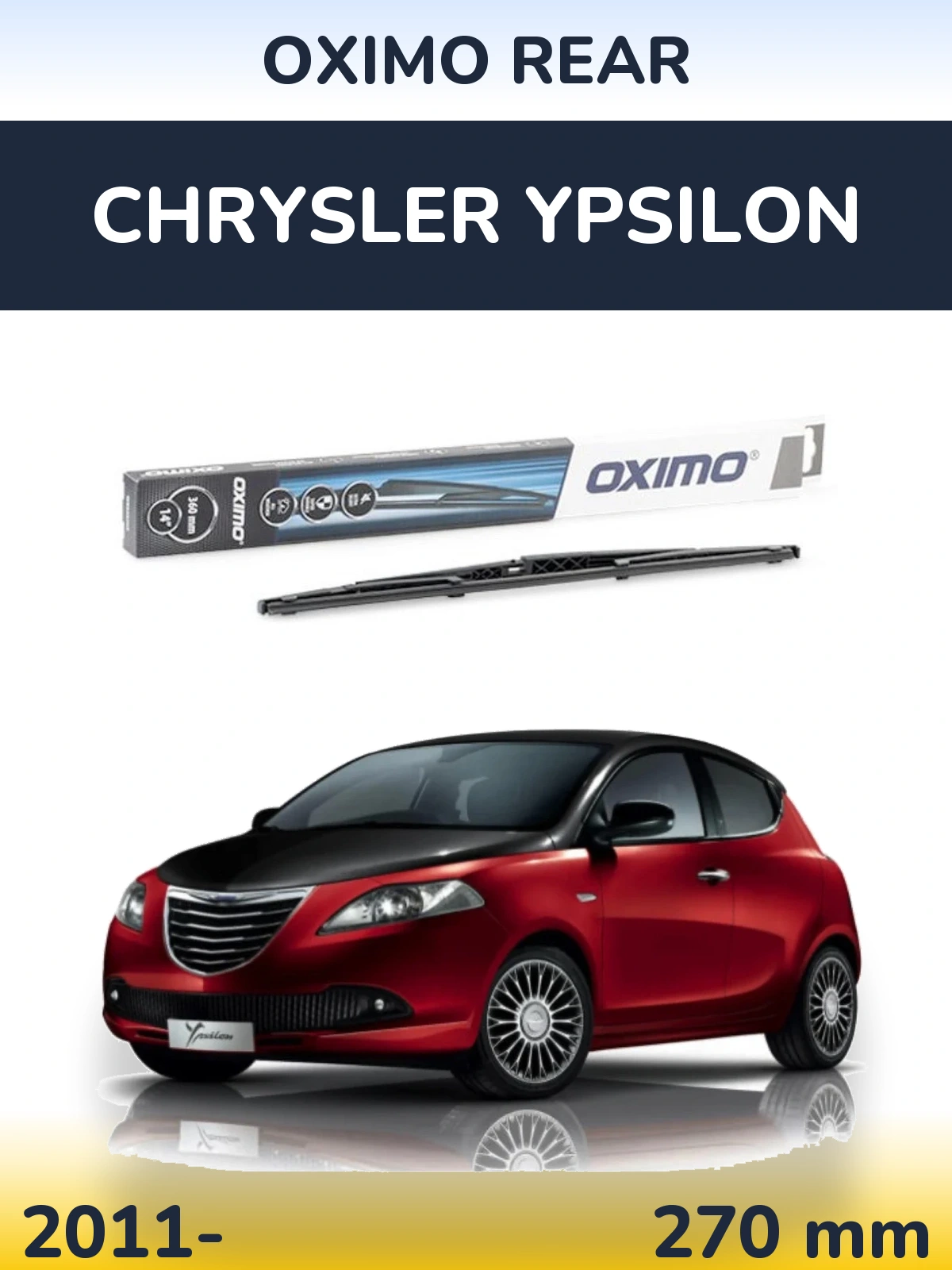 Zadní stěrač Oximo Rear 360 mm pro Chrysler Ypsilon 2011-2026