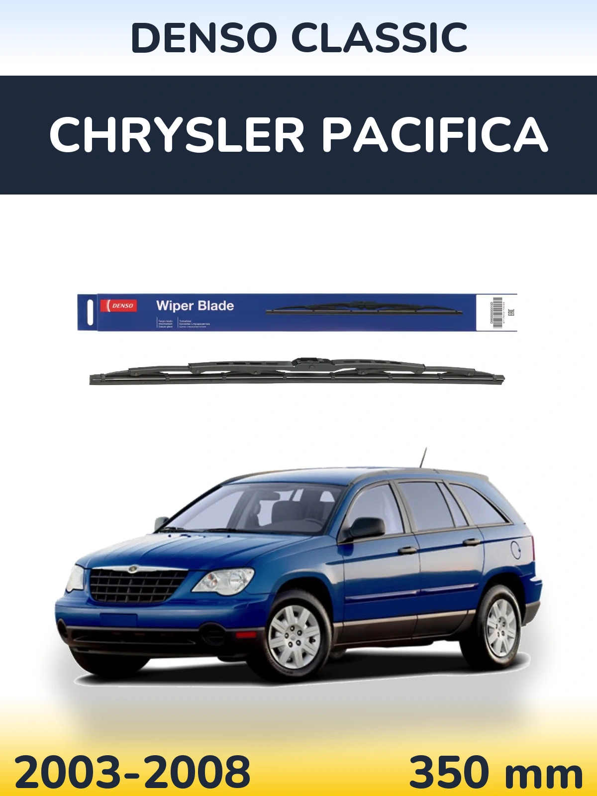 Zadní stěrač Denso Classic 350 mm pro Chrysler Pacifica 2003-2008
