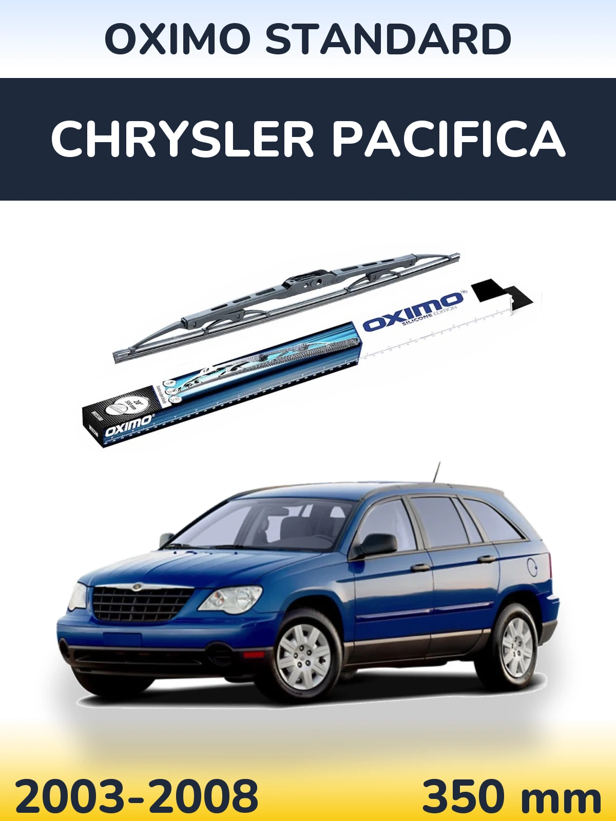 Zadní stěrač Oximo Standard 350 mm pro Chrysler Pacifica 2003-2008