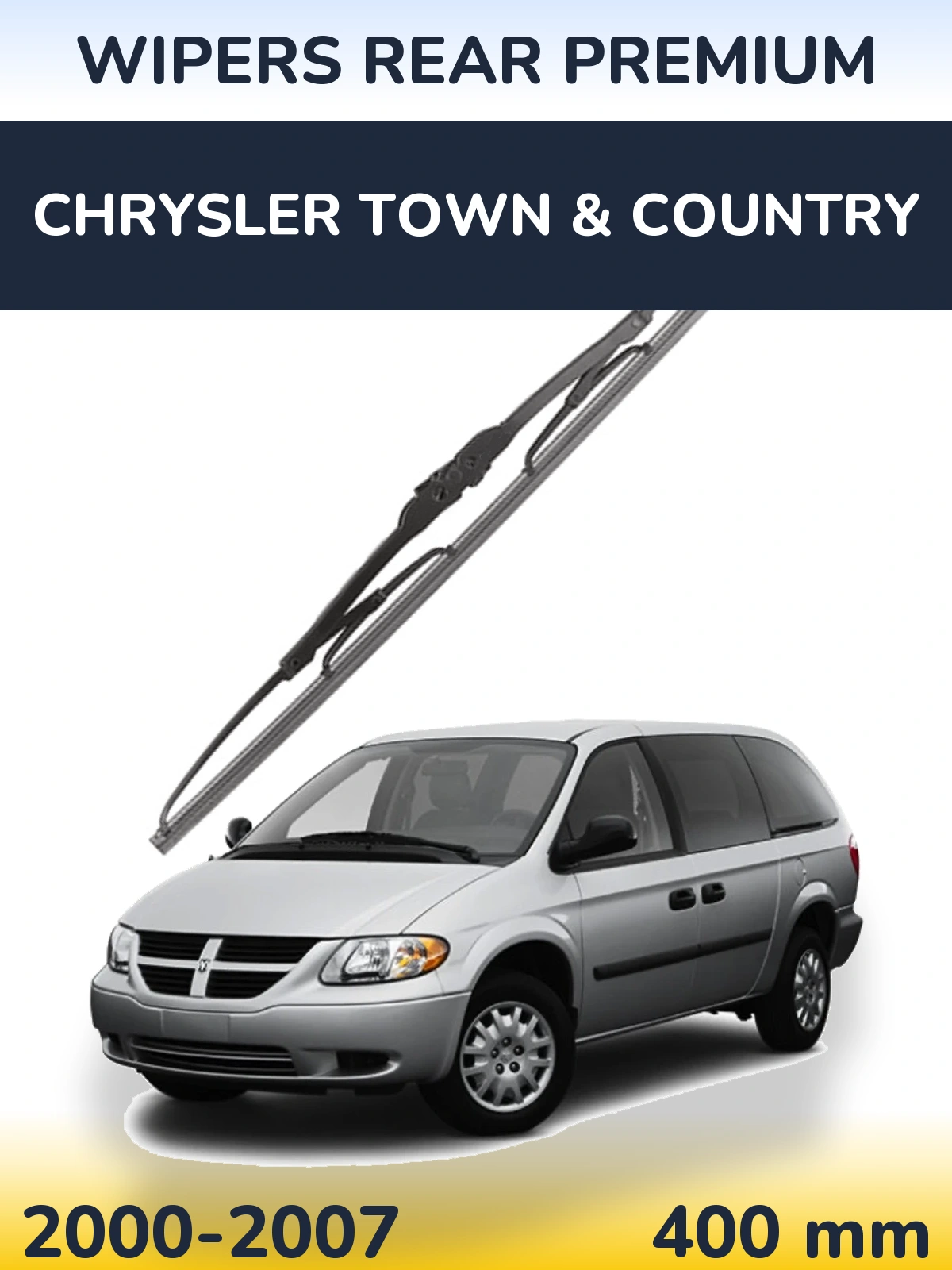 Zadní stěrač WIPERS REAR PREMIUM 400 mm pro Chrysler Town & Country 2000-2007