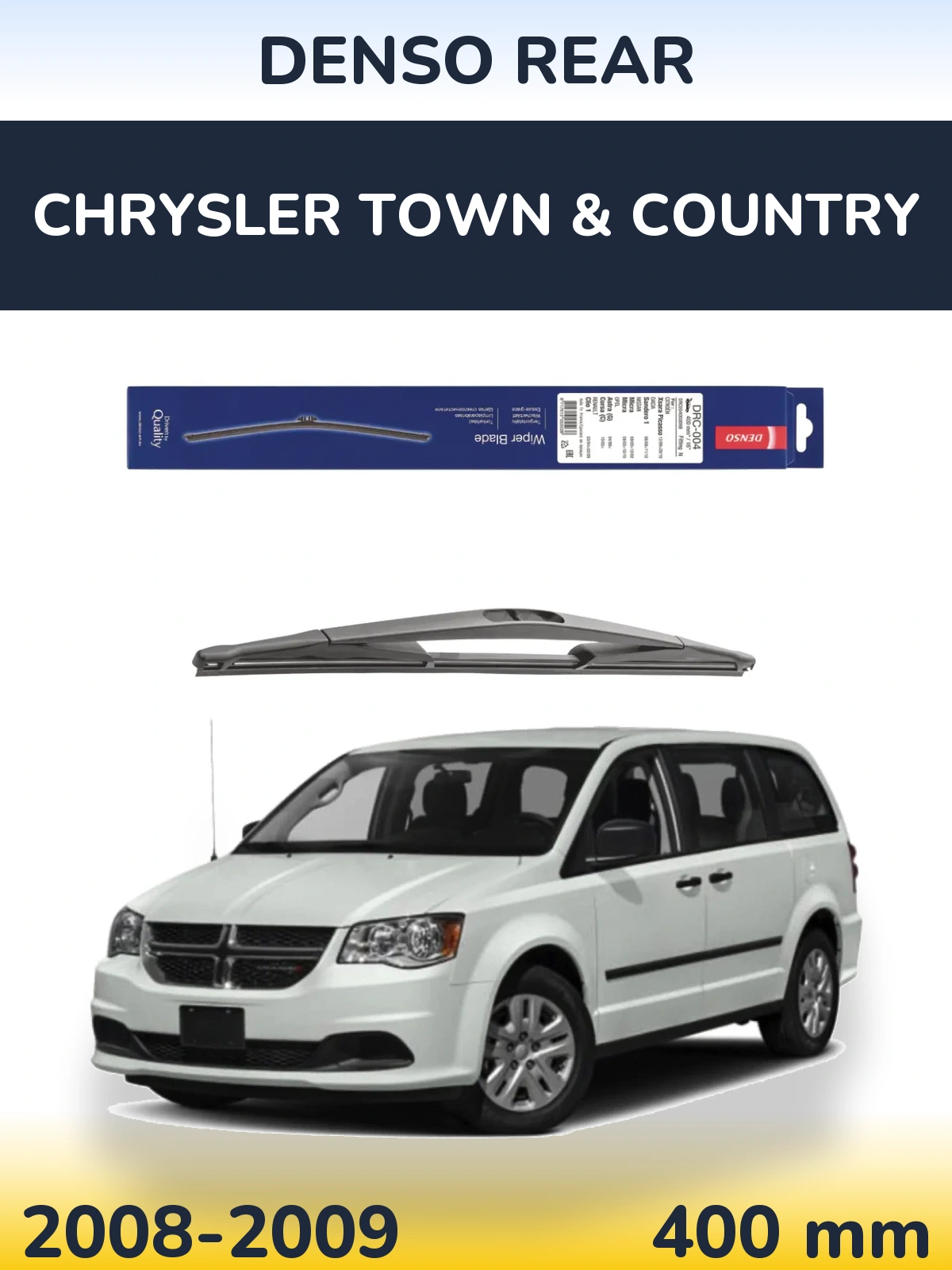 Zadní stěrač Denso Rear 400 mm pro Chrysler Town & Country 2008-2009