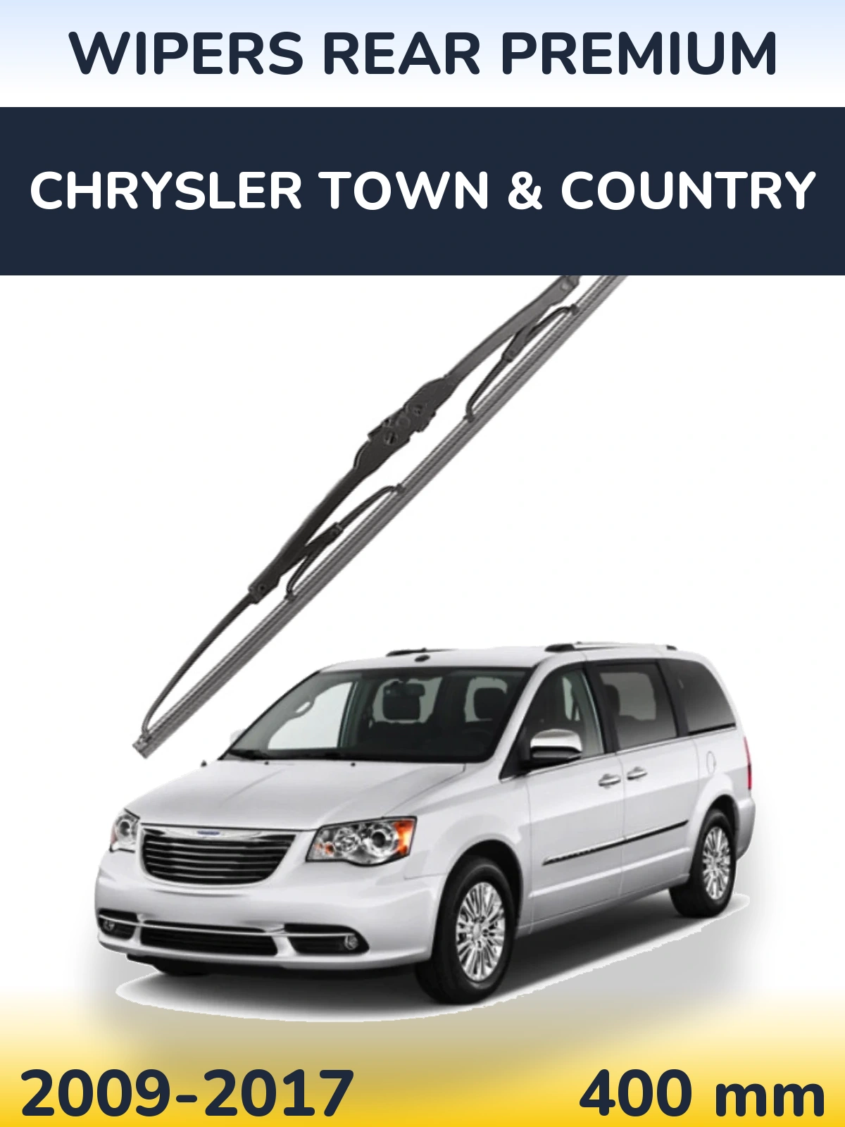 Zadní stěrač WIPERS REAR PREMIUM 400 mm pro Chrysler Town & Country 2009-2017