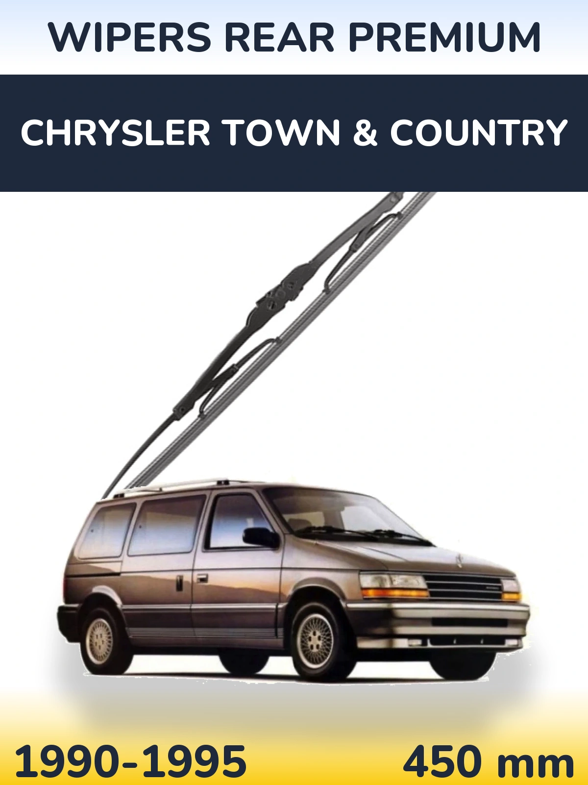 Задня щітка WIPERS REAR PREMIUM 450 мм для Chrysler Town & Country 1990-1995