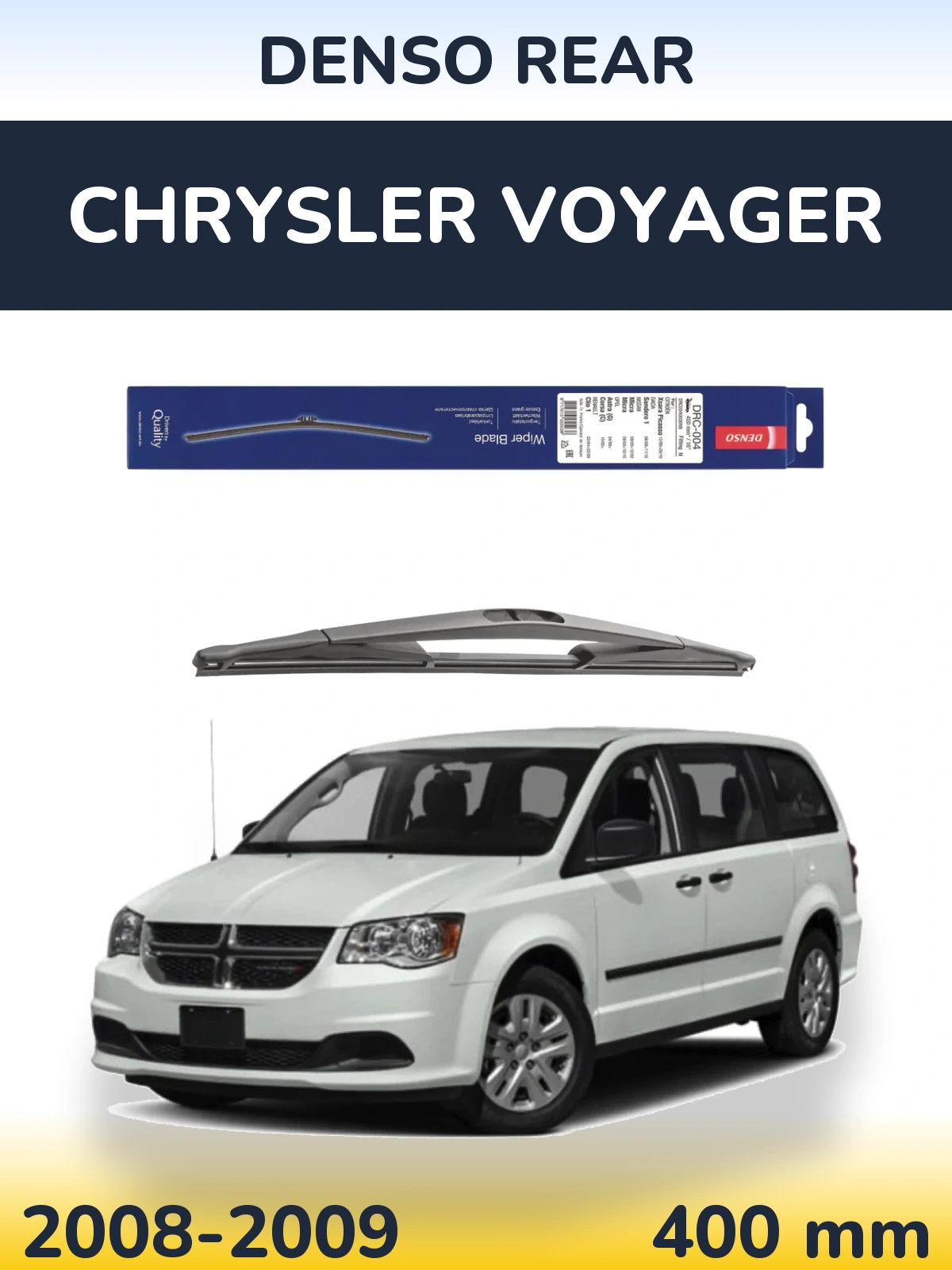 Zadní stěrač Denso Rear 400 mm pro Chrysler Voyager 2008-2009