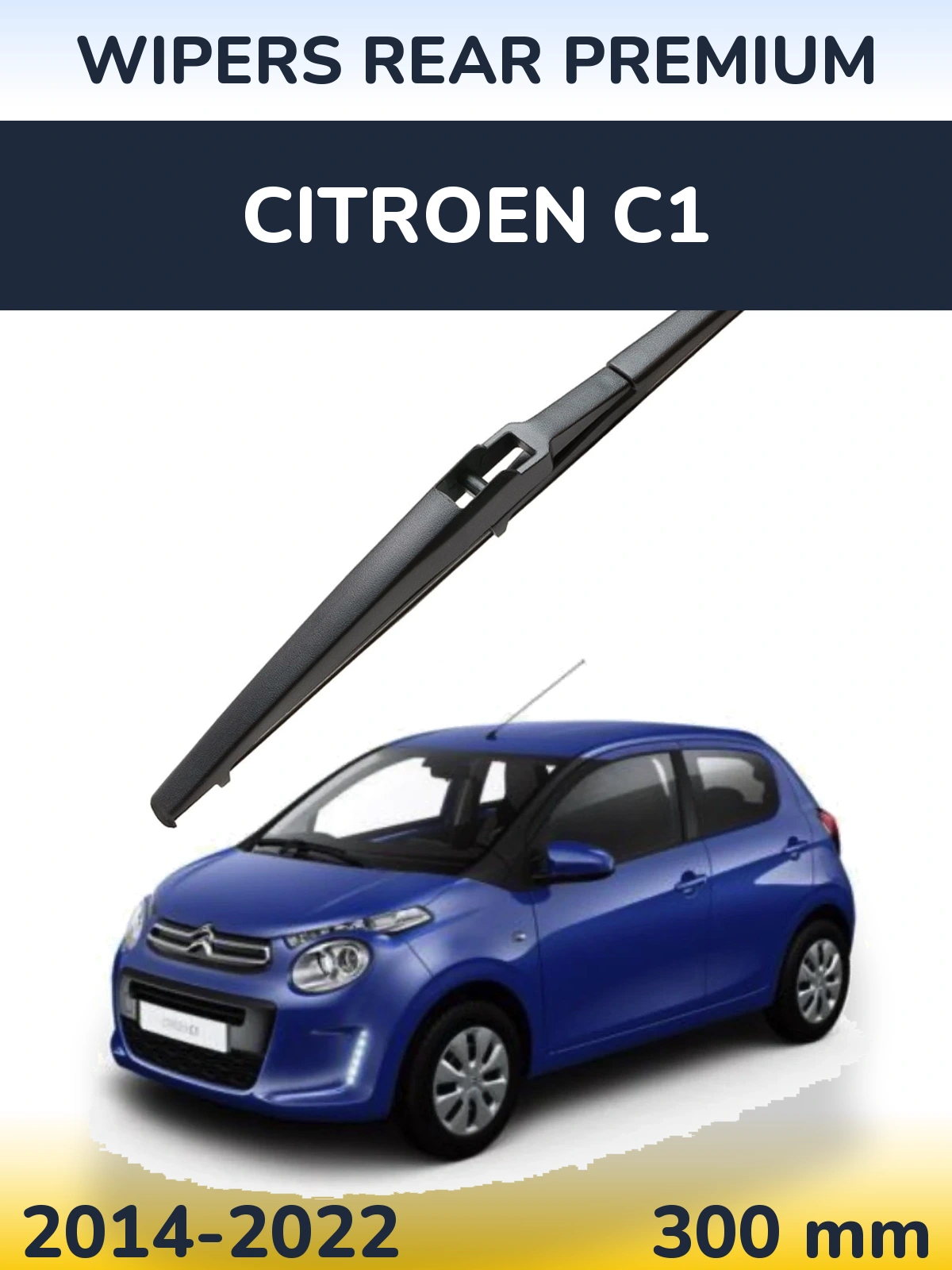 Zadní stěrač WIPERS REAR PREMIUM 300 mm pro Citroen C1 2014-2022
