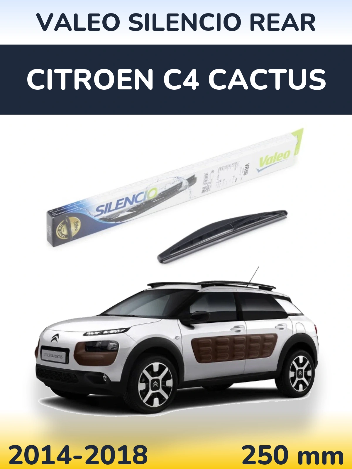 Zadní stěrač Valeo Silencio Rear 240 mm pro Citroen C4 Cactus 2014-2018