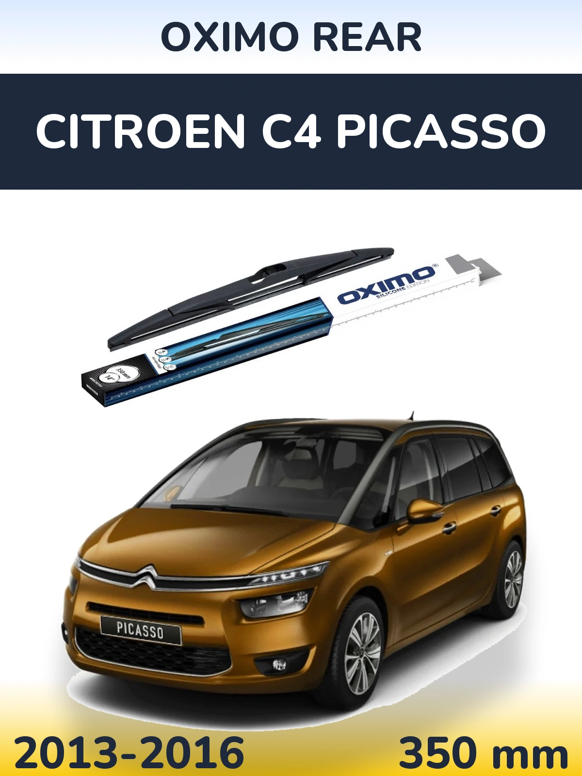 Zadní stěrač Oximo Rear 350 mm pro Citroen C4 Picasso 2013-2016