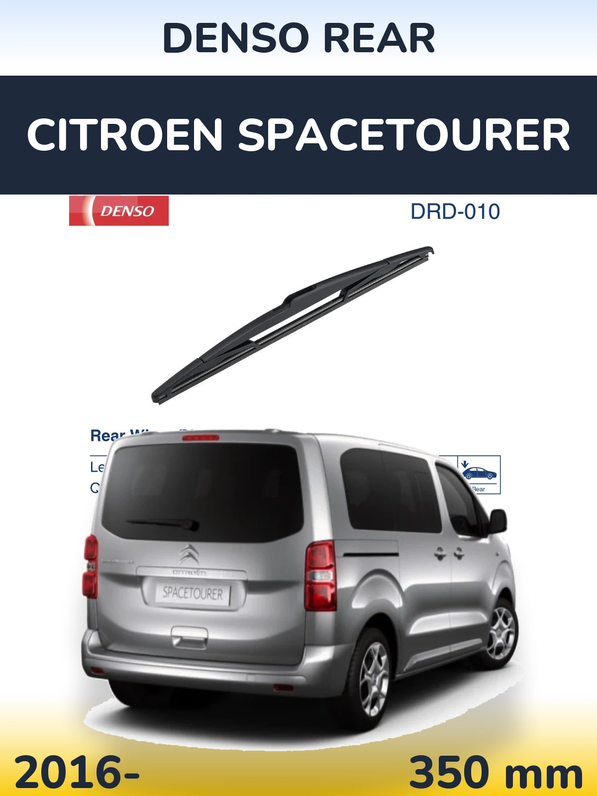 Zadní stěrač Denso Rear 350 mm pro Citroen SpaceTourer 2016-2026
