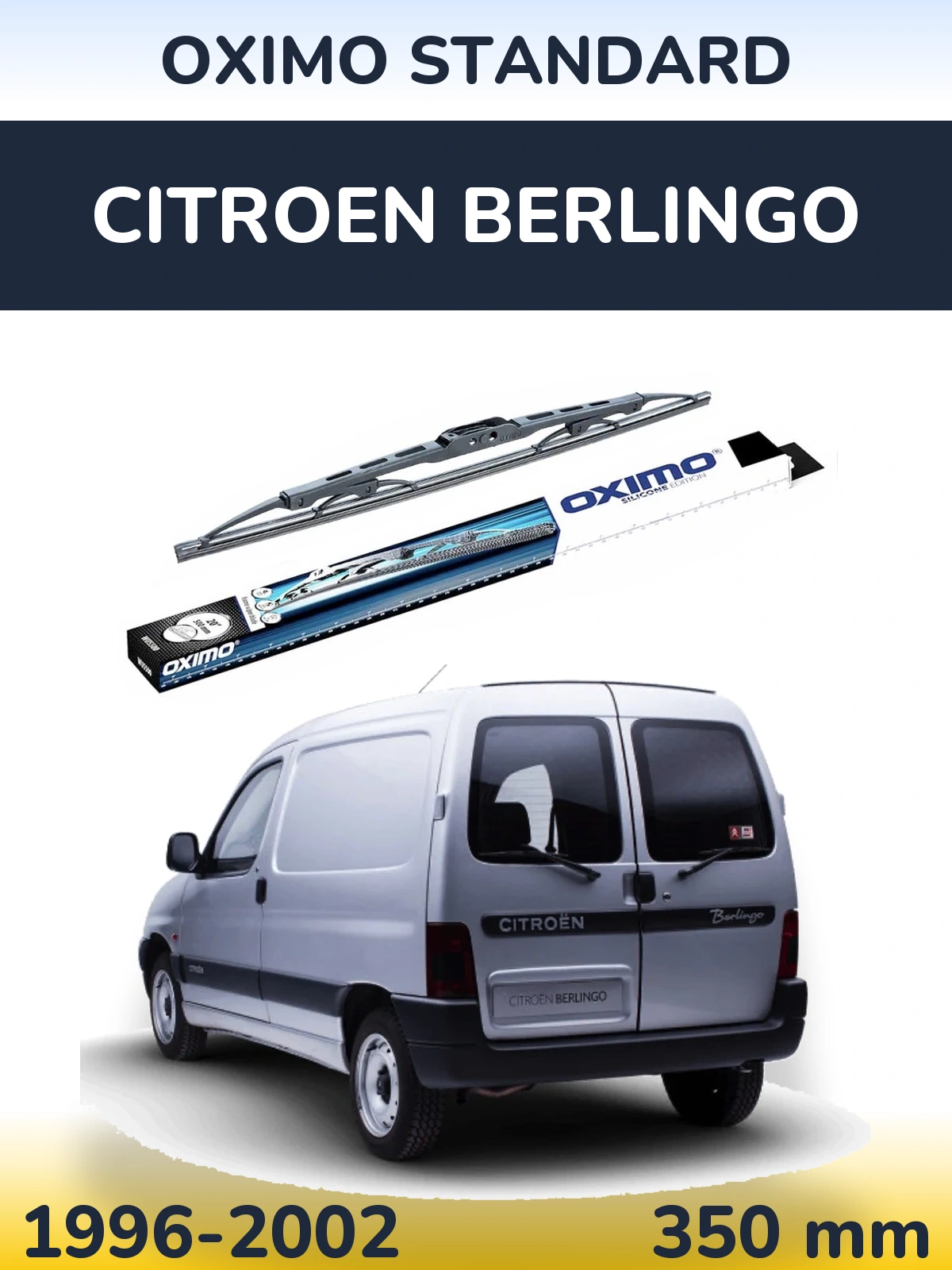 Zadní stěrač Oximo Standard 350 mm pro Citroen Berlingo 1996-2002