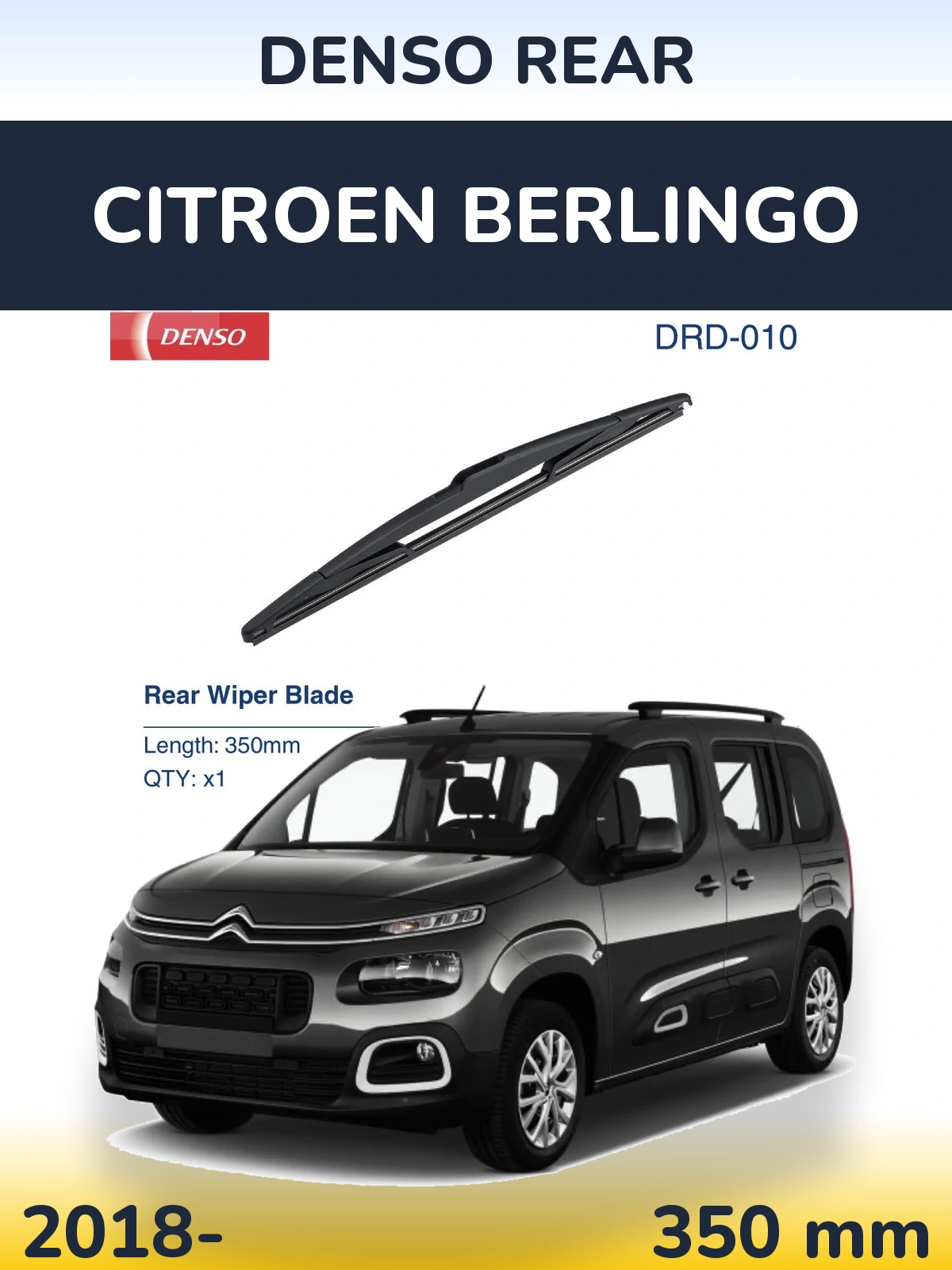 Zadní stěrač Denso Rear 350 mm pro Citroen Berlingo 2018-2026