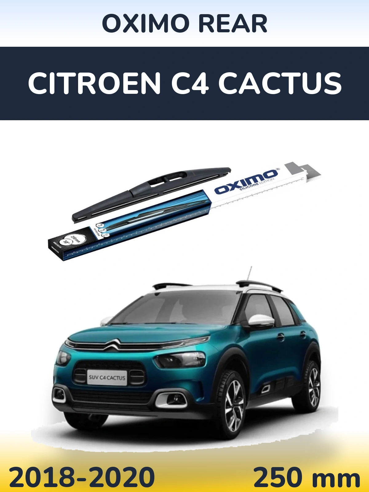 Zadní stěrač Oximo Rear 250 mm pro Citroen C4 Cactus 2018-2020