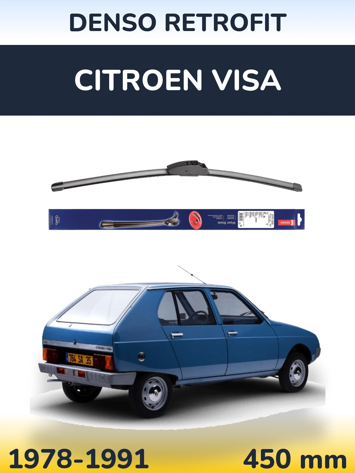 Přední stěrač Denso Retrofit 450 mm pro Citroen Visa 1978-1991
