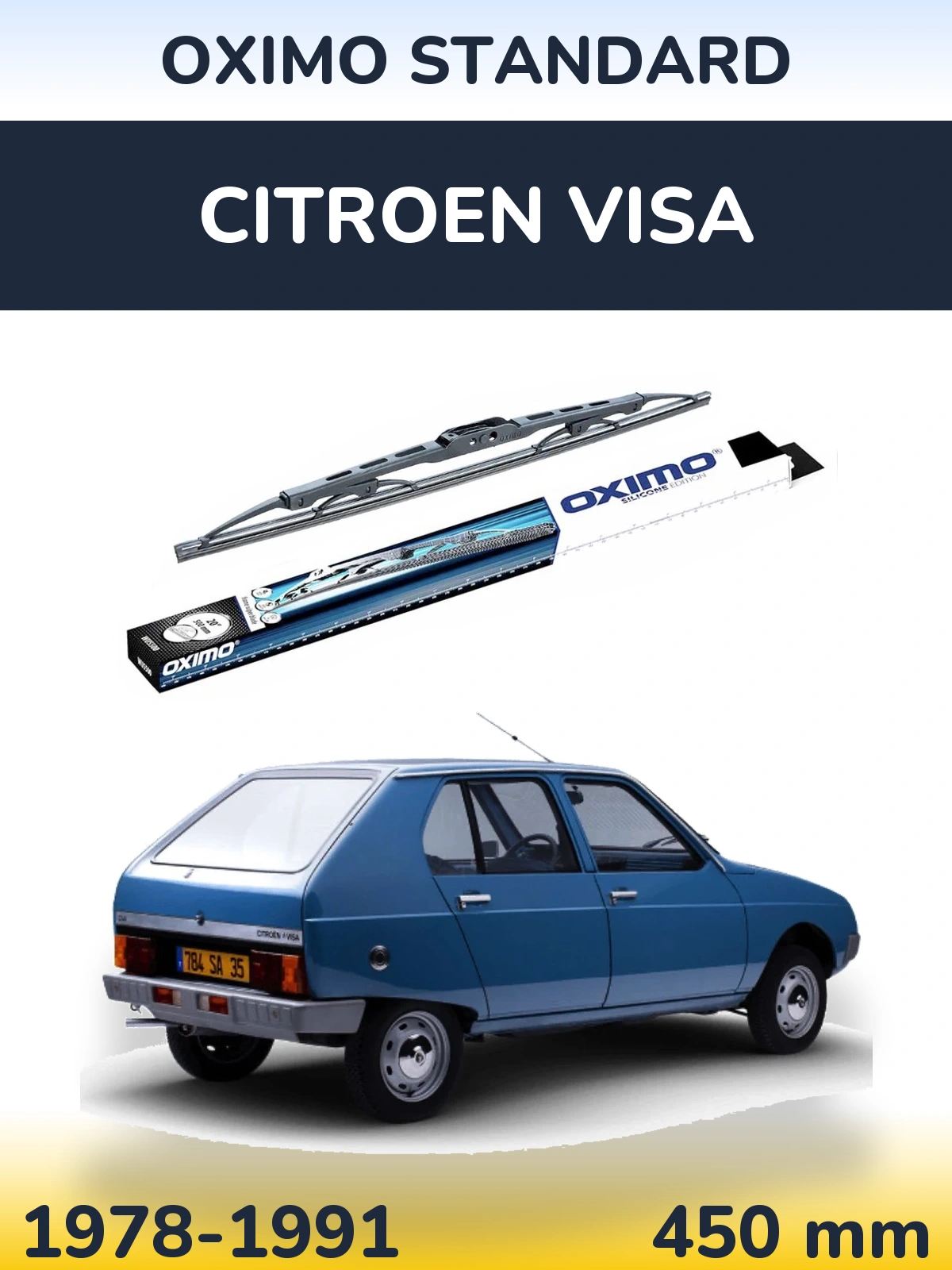 Přední stěrač Oximo Standard 450 mm pro Citroen Visa 1978-1991
