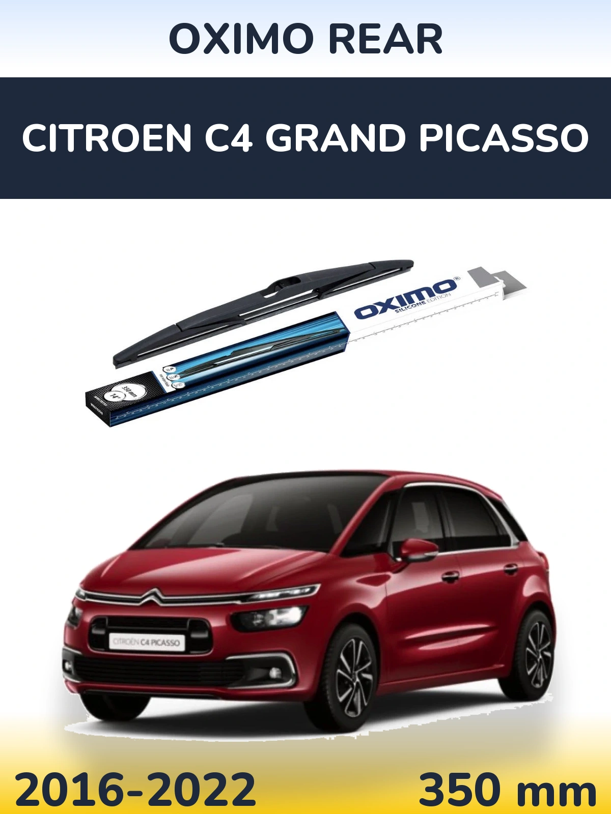 Zadní stěrač Oximo Rear 350 mm pro Citroen C4 Grand Picasso 2016-2022