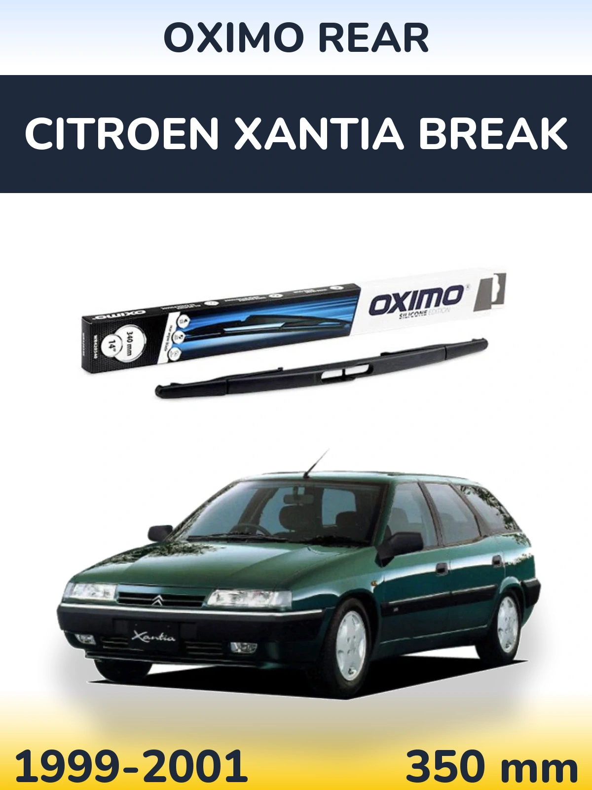 Zadní stěrač Oximo Rear 350 mm pro Citroen Xantia Break 1999-2001