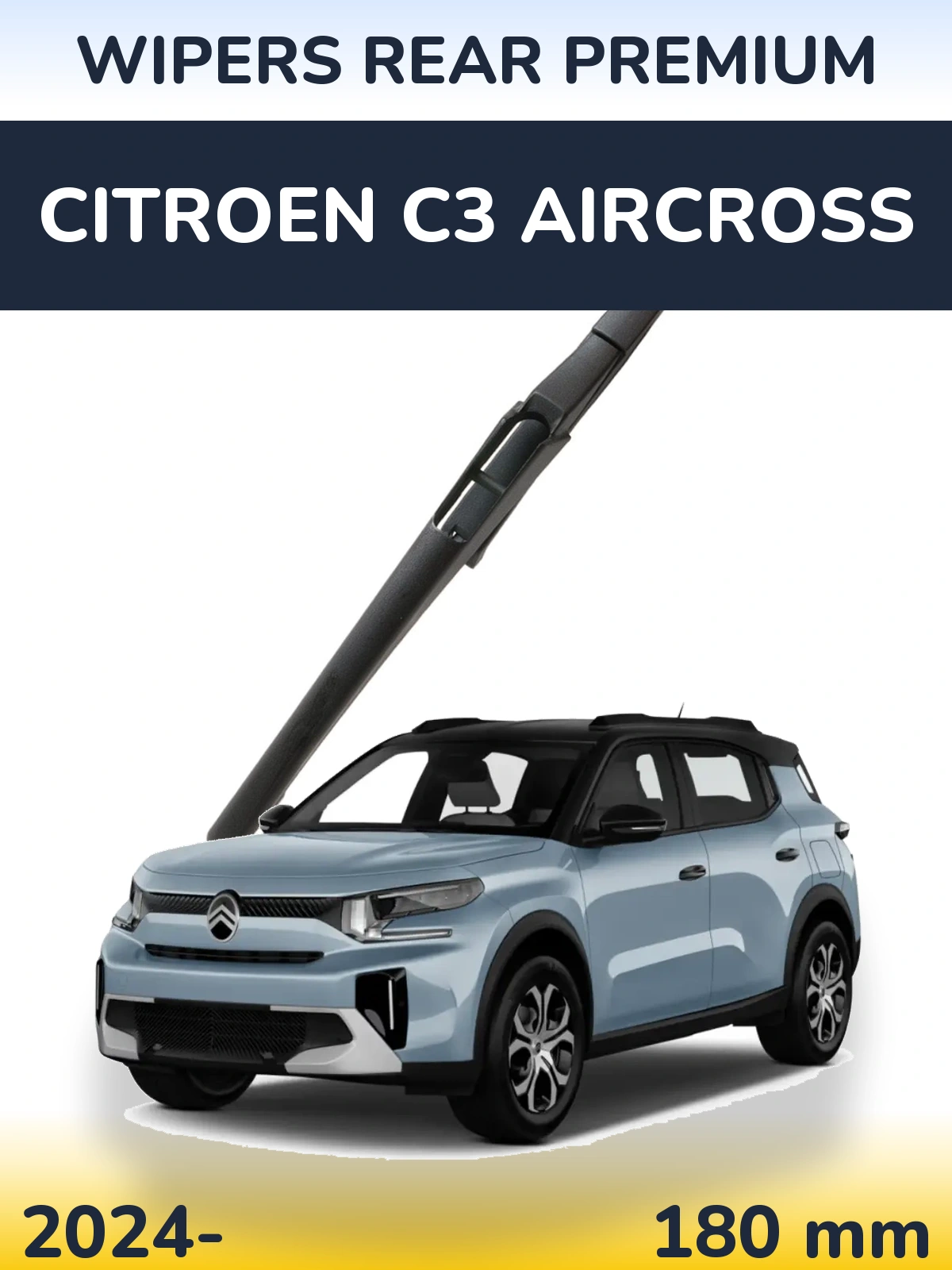 Zadní stěrač WIPERS REAR PREMIUM 180 mm pro Citroen C3 Aircross 2024-2026