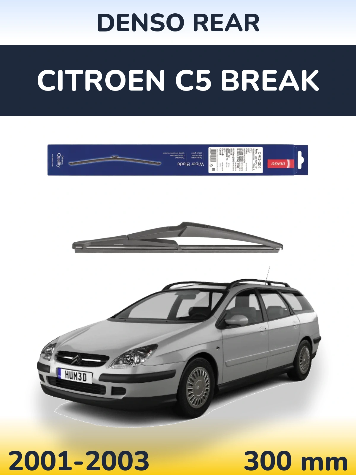 Zadní stěrač Denso Rear 300 mm pro Citroen C5 Break 2001-2003