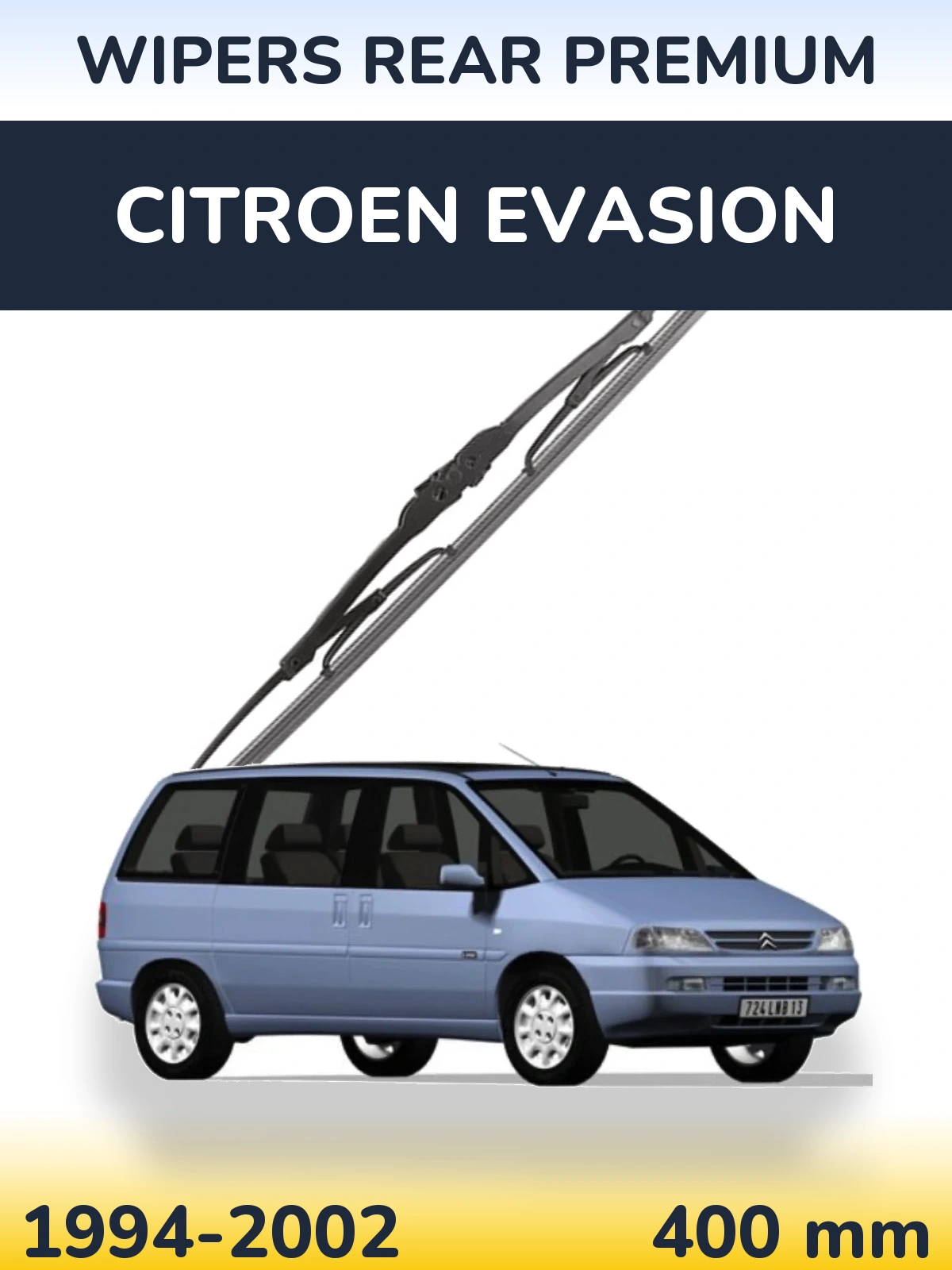Zadní stěrač WIPERS REAR PREMIUM 400 mm pro Citroen Evasion 1994-2002