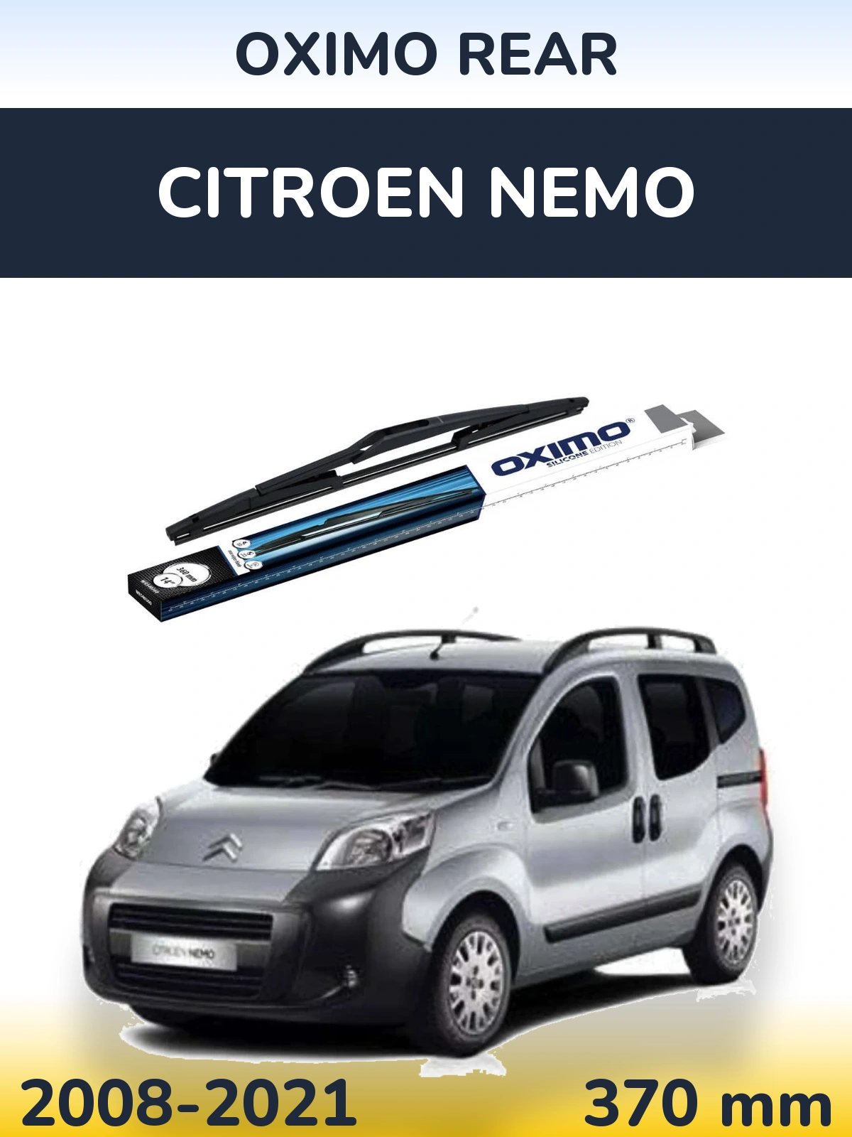 Zadní stěrač Oximo Rear 360 mm pro Citroen Nemo 2008-2021