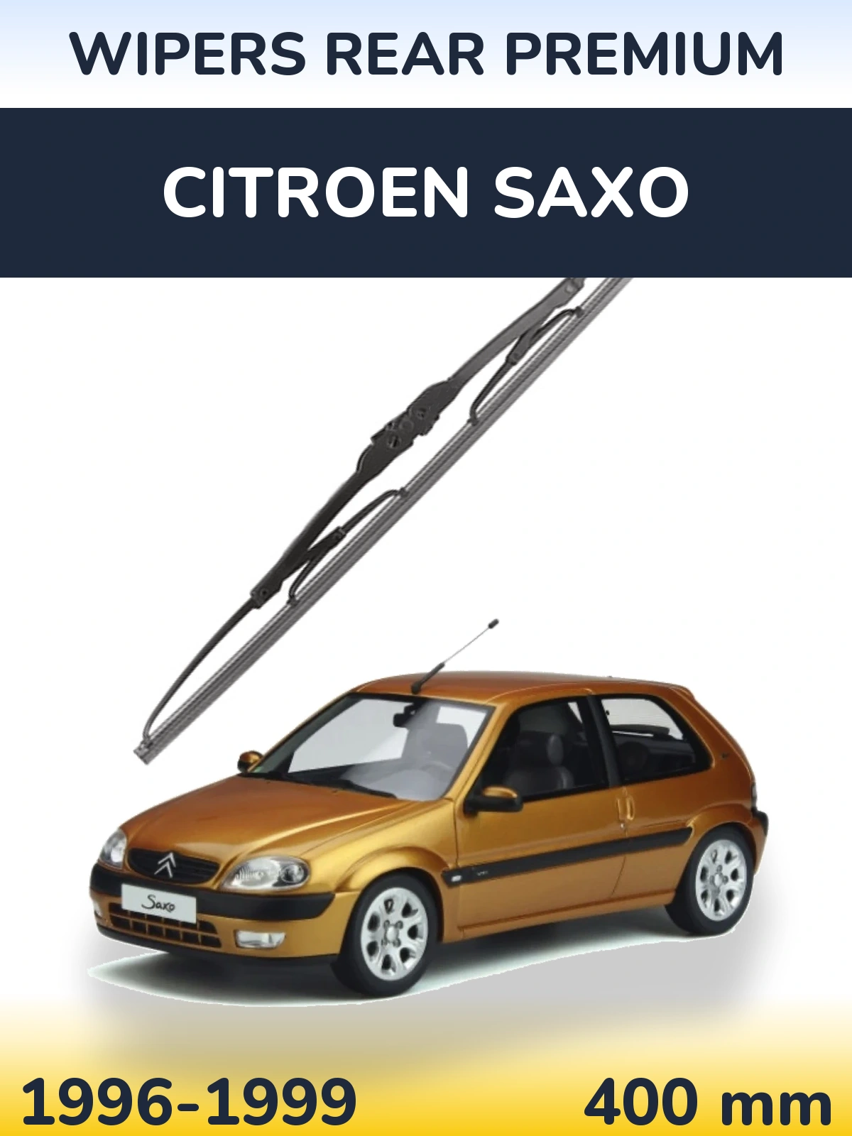 Zadní stěrač WIPERS REAR PREMIUM 400 mm pro Citroen Saxo 1996-1999