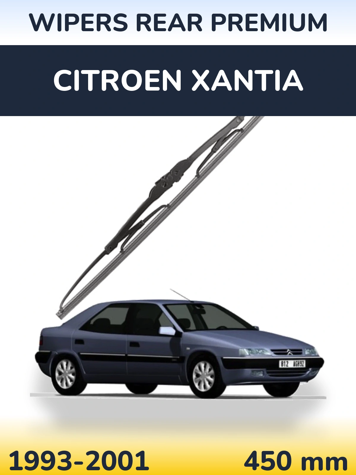 Zadní stěrač WIPERS REAR PREMIUM 450 mm pro Citroen Xantia 1993-2001