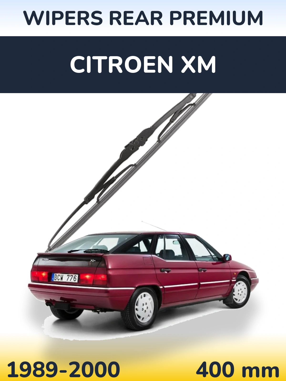 Zadní stěrač WIPERS REAR PREMIUM 400 mm pro Citroen XM 1989-2000