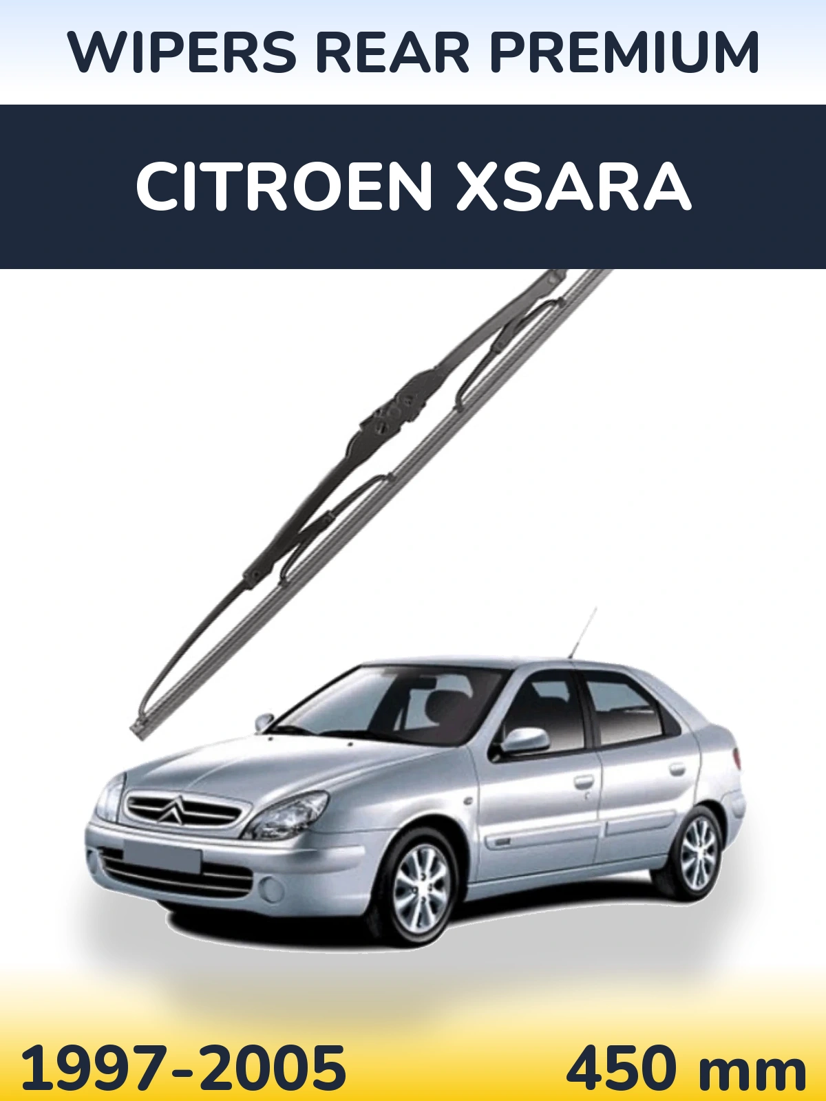 Zadní stěrač WIPERS REAR PREMIUM 450 mm pro Citroen Xsara 1997-2005