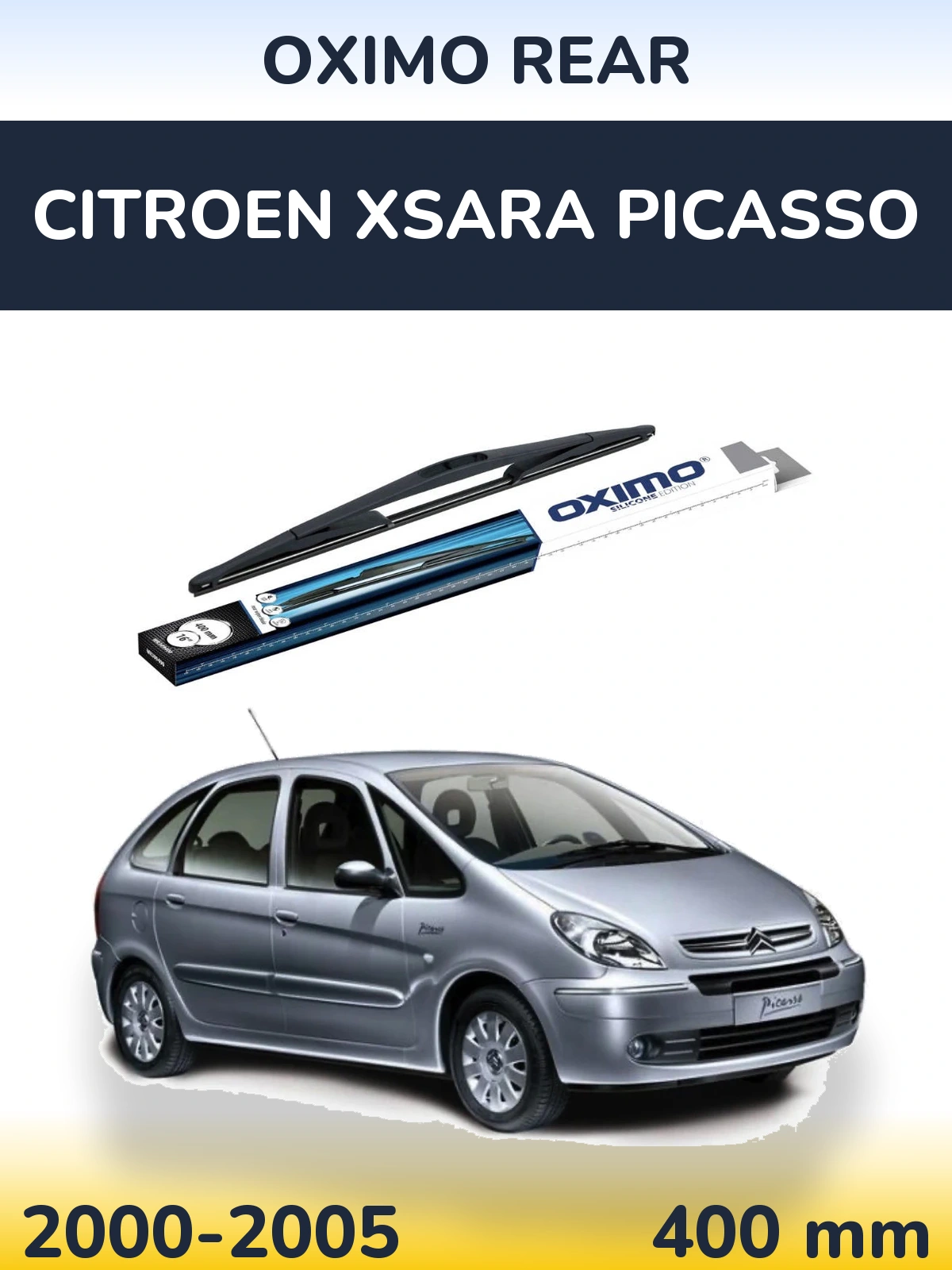 Zadní stěrač Oximo Rear 400 mm pro Citroen Xsara Picasso 2000-2005
