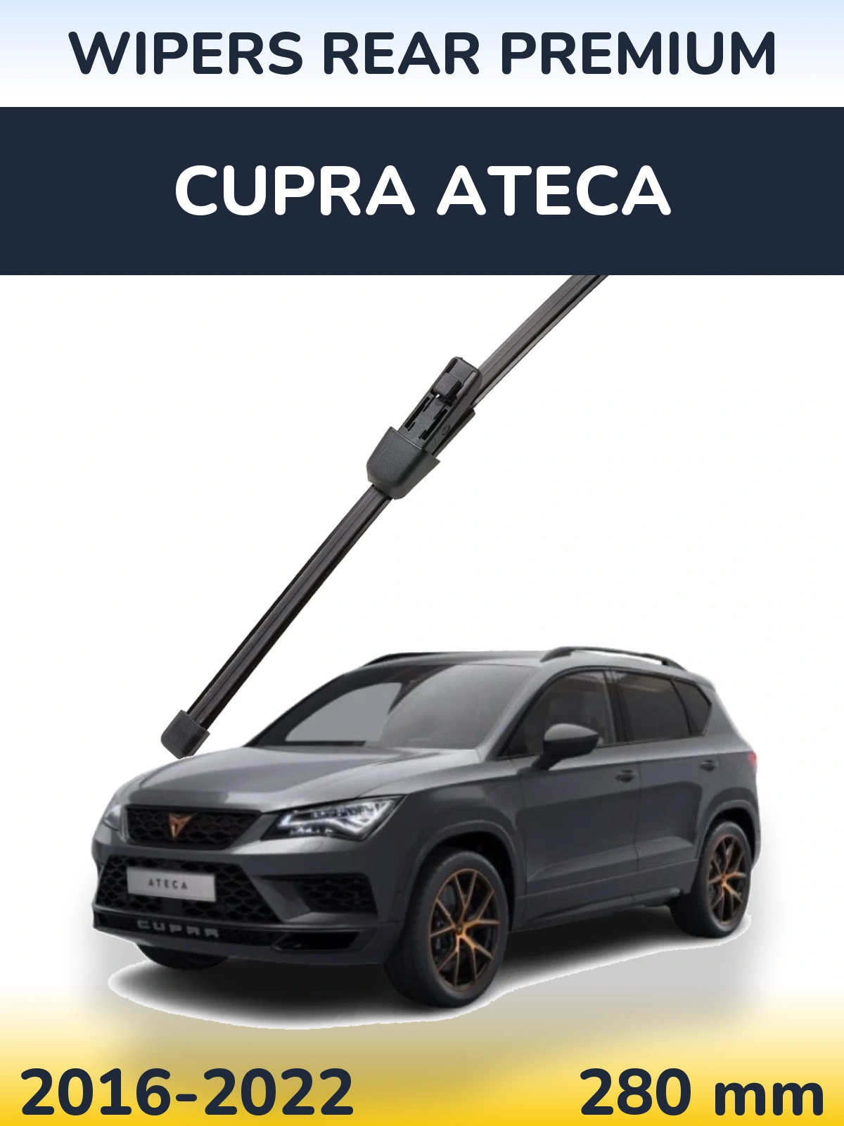 Zadní stěrač WIPERS REAR PREMIUM 280 mm pro Cupra Ateca 2016-2022