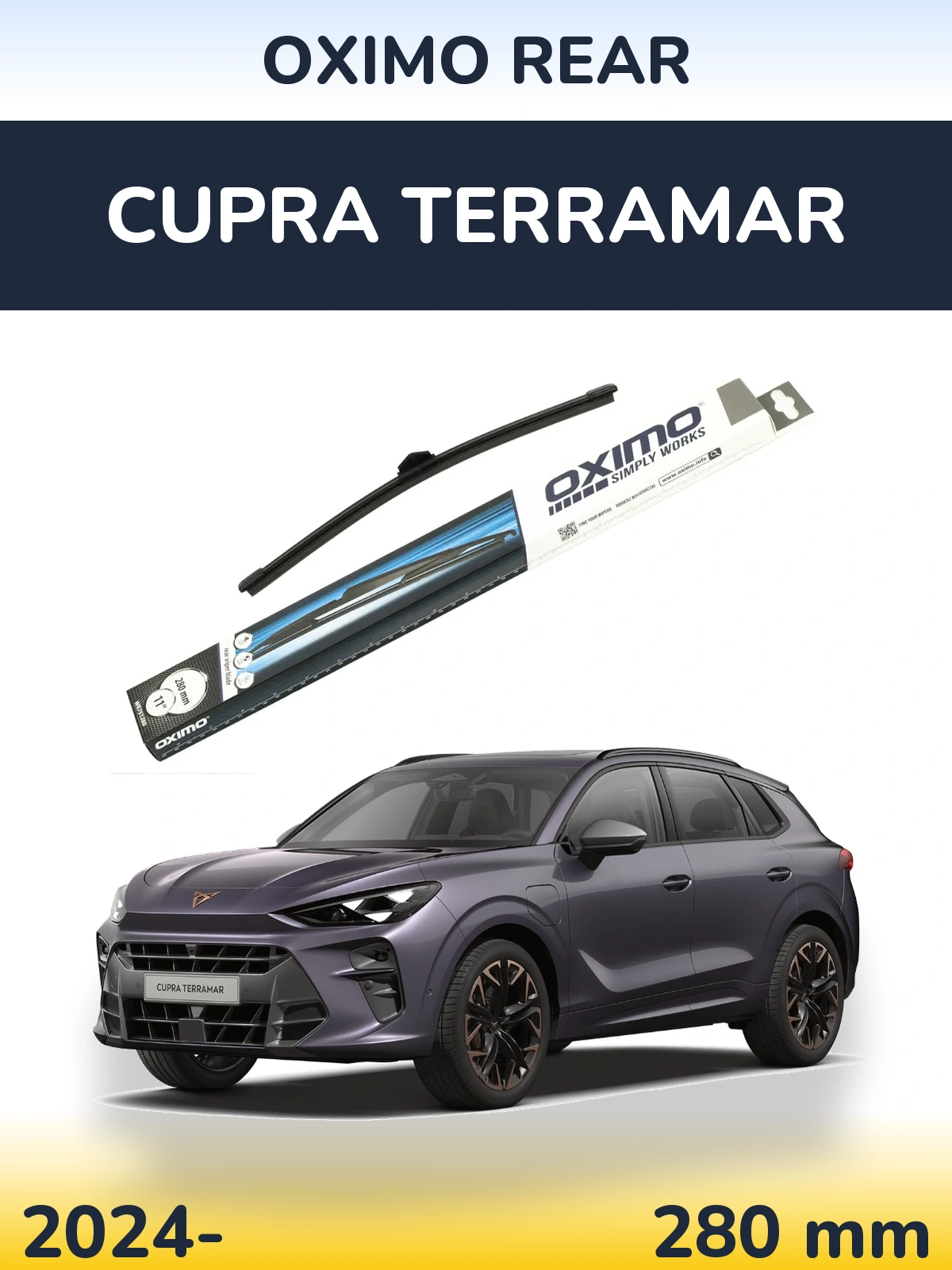 Zadní stěrač Oximo Rear 280 mm pro Cupra Terramar 2024-2026