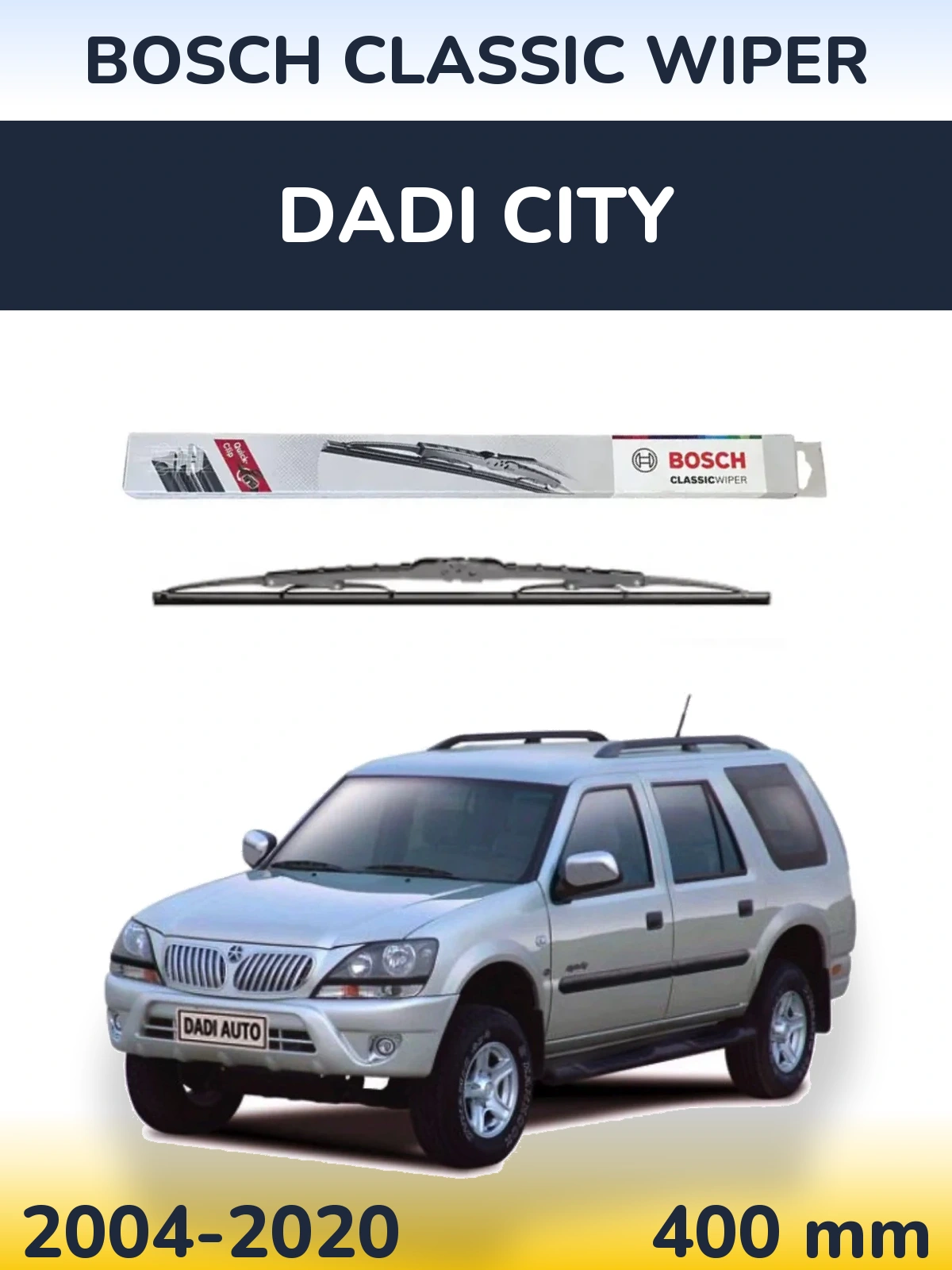 Задня щітка BOSCH Classic Wiper 400 мм для Dadi City 2004-2020