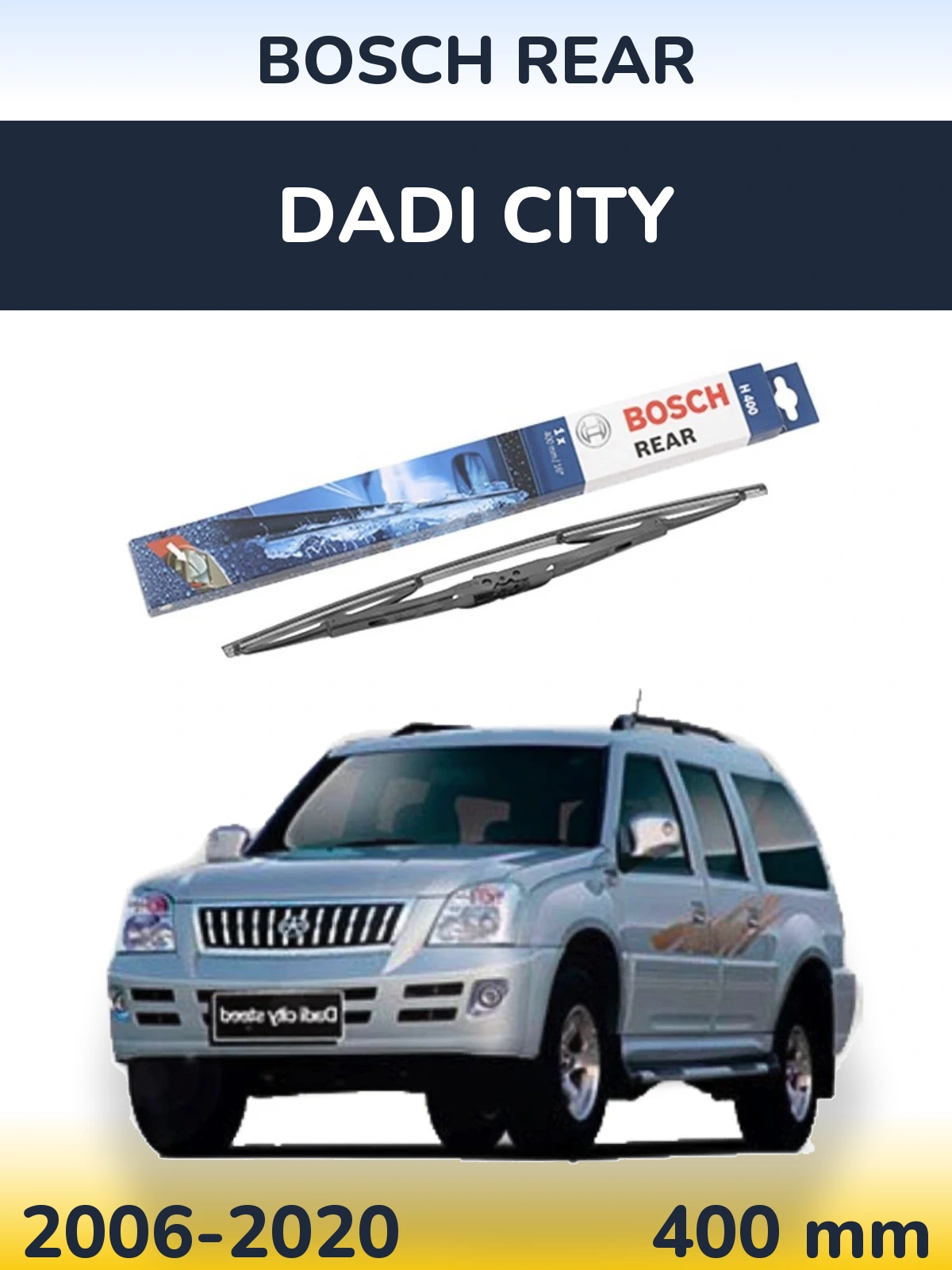 Zadní stěrač BOSCH Rear 400 mm pro Dadi City 2006-2020