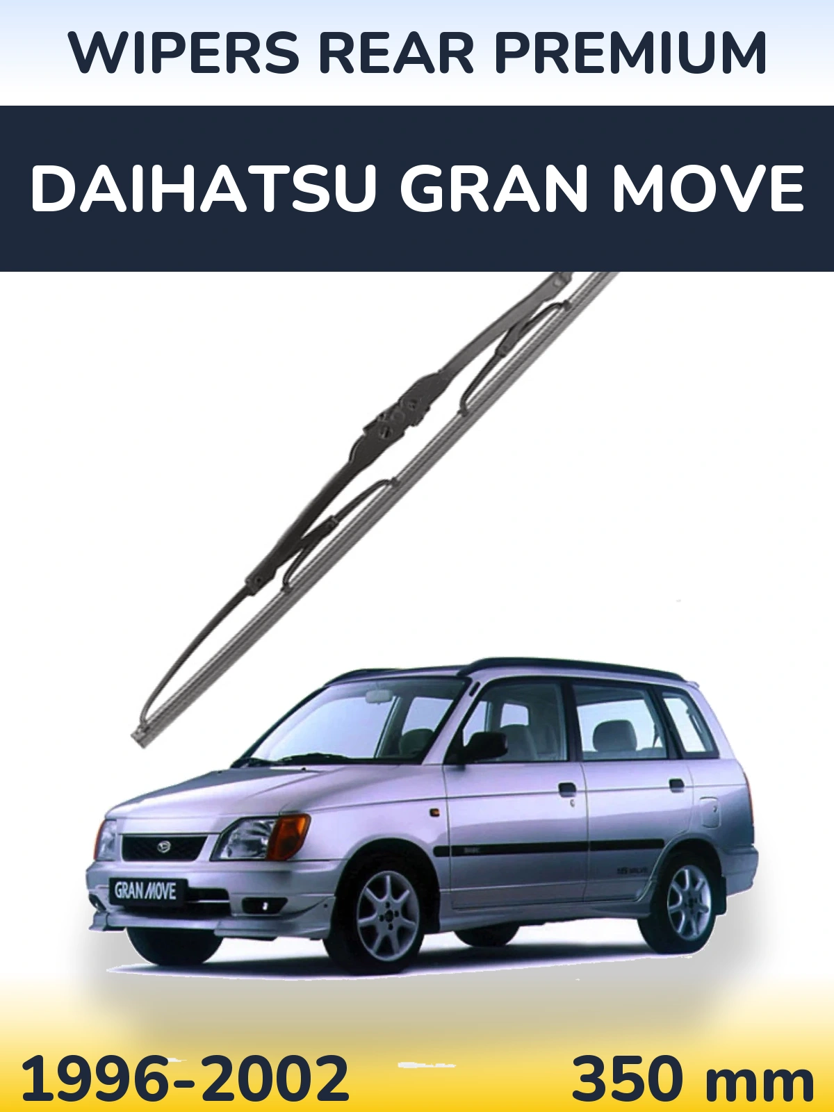 Zadní stěrač WIPERS REAR PREMIUM 350 mm pro Daihatsu Gran Move 1996-2002