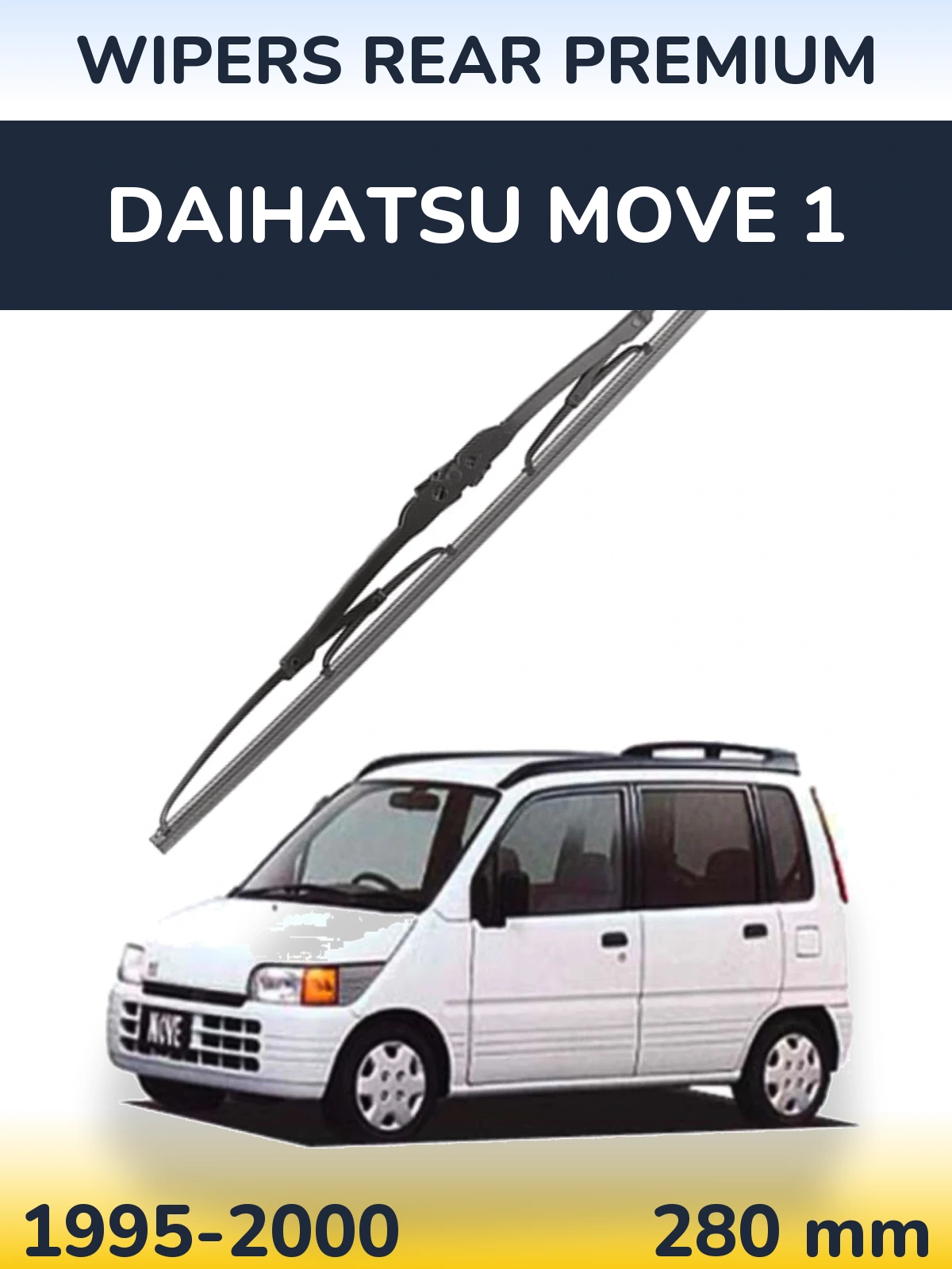 Zadní stěrač WIPERS REAR PREMIUM 280 mm pro Daihatsu Move 1 1995-2000