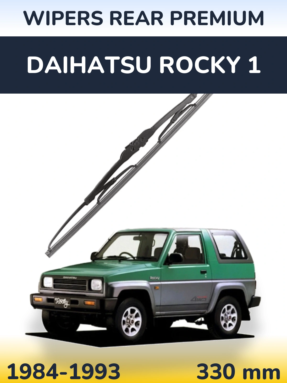 Zadní stěrač WIPERS REAR PREMIUM 330 mm pro Daihatsu Rocky 1 1984-1993