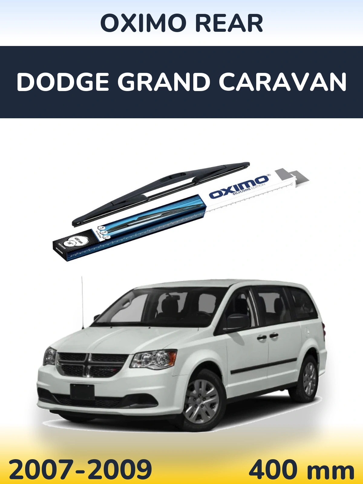 Задня щітка Oximo Rear 400 мм для Dodge Grand Caravan 2007-2009