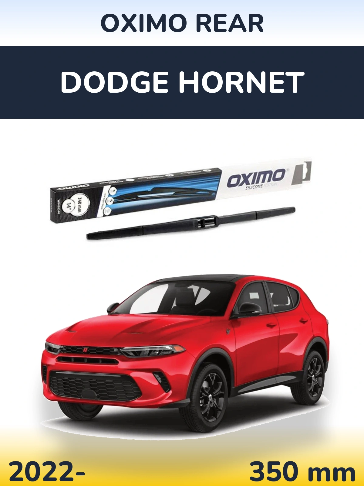Zadní stěrač Oximo Rear 350 mm pro Dodge Hornet 2022-2026