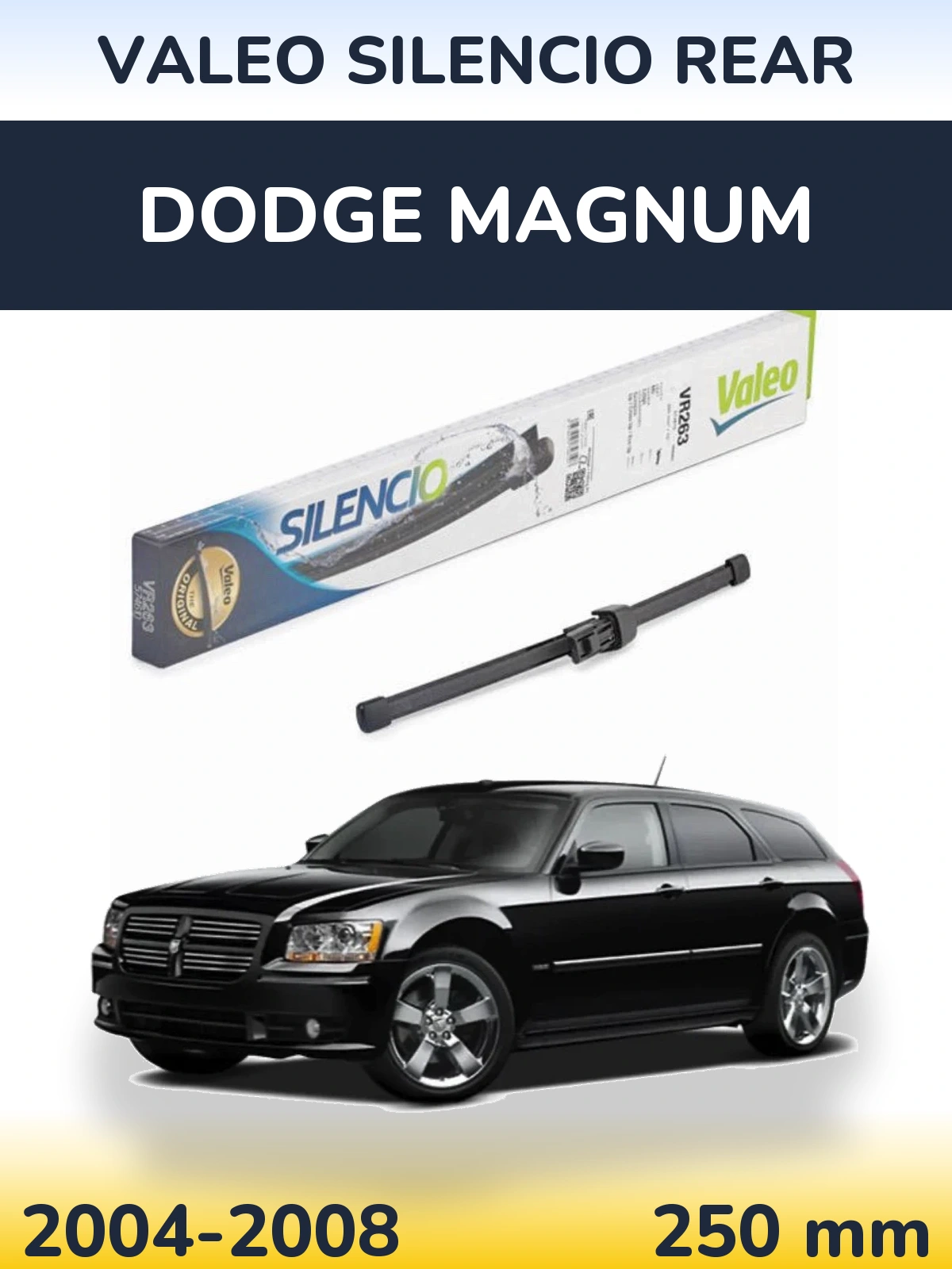 Zadní stěrač Valeo Silencio Rear 250 mm pro Dodge Magnum 2004-2008