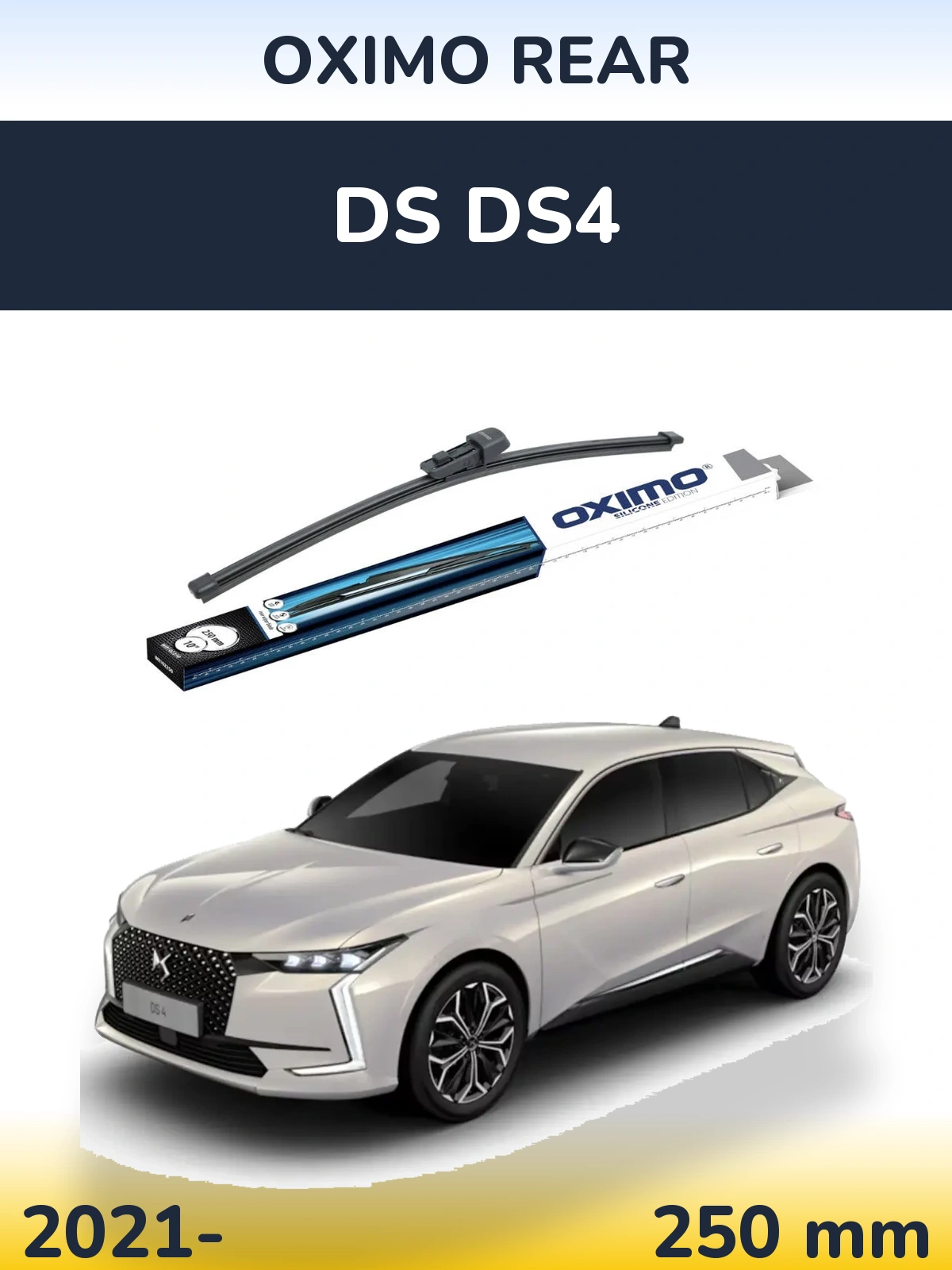 Zadní stěrač Oximo Rear 250 mm pro DS DS4 2021-2026