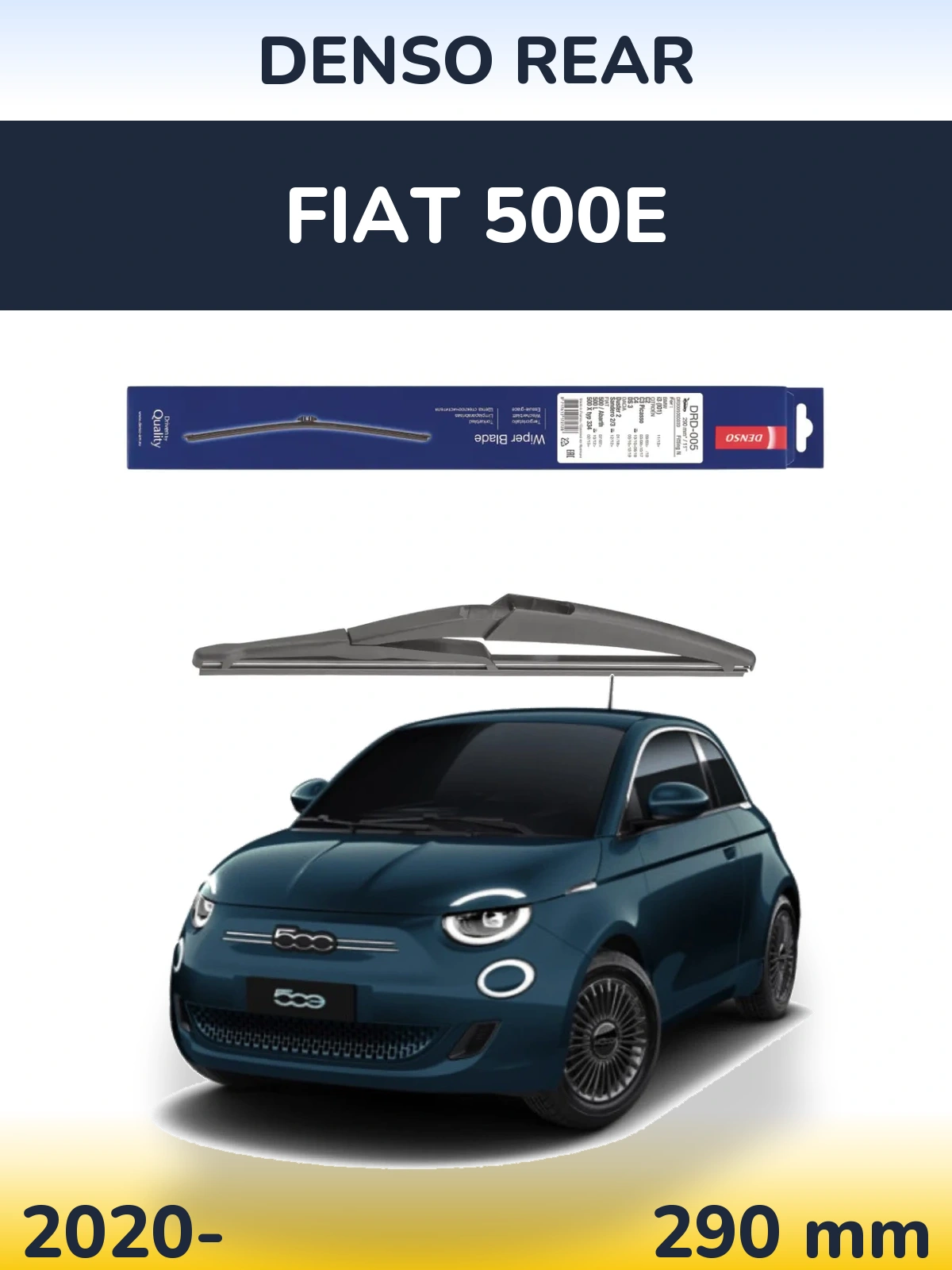 Zadní stěrač Denso Rear 290 mm pro Fiat 500e 2020-2026