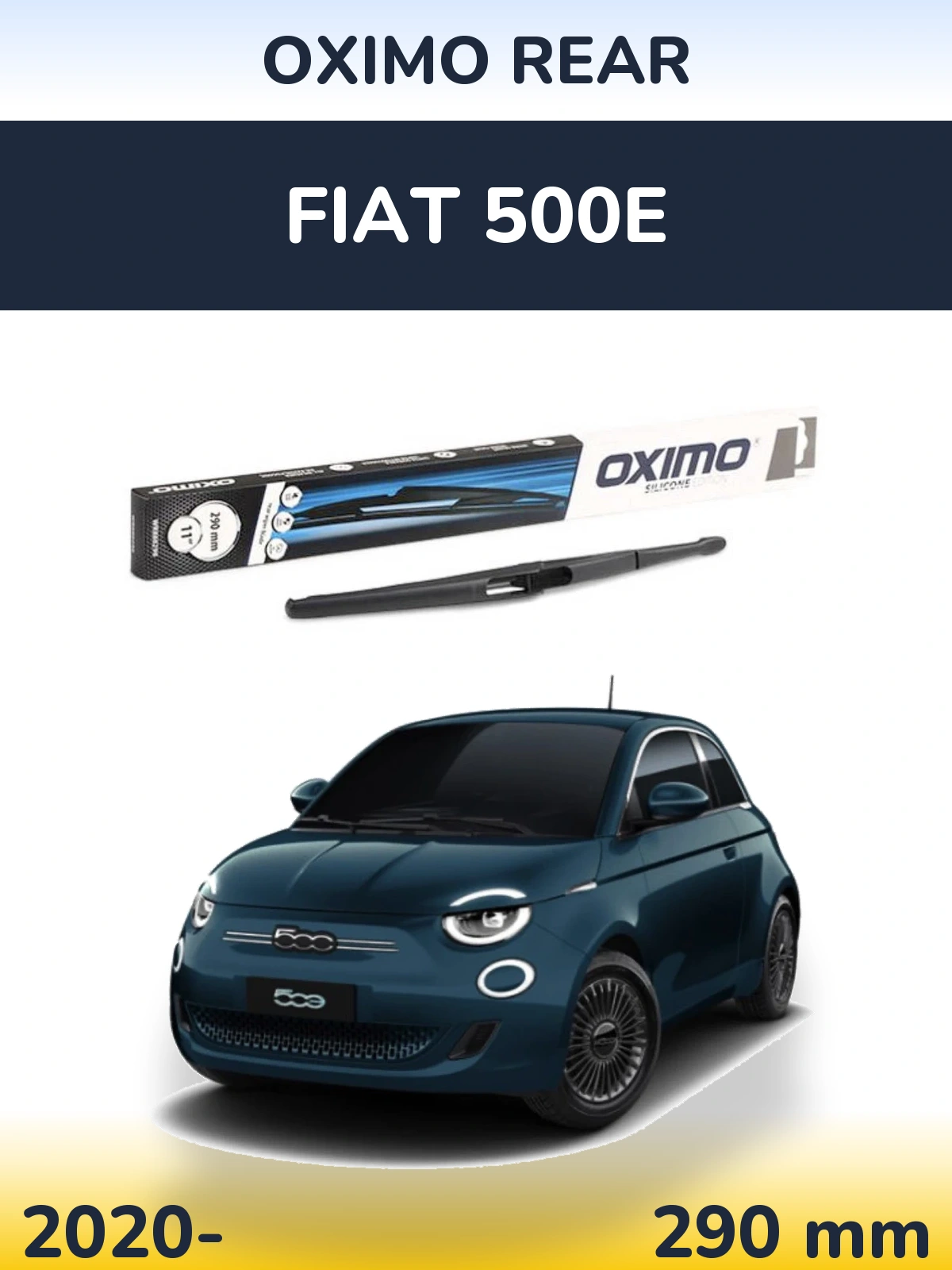 Zadní stěrač Oximo Rear 290 mm pro Fiat 500e 2020-2026