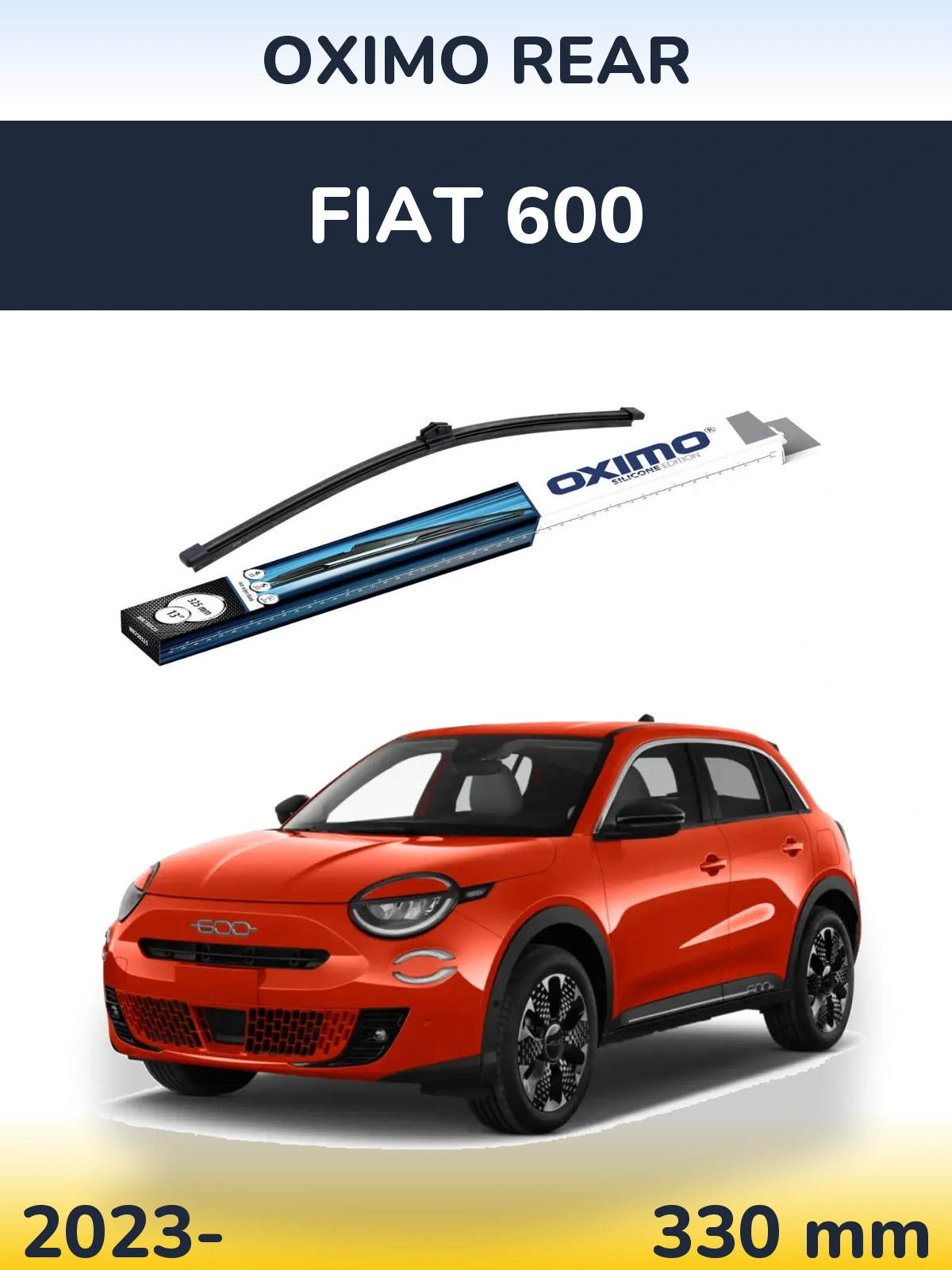 Zadní stěrač Oximo Rear 325 mm pro Fiat 600 2023-2026
