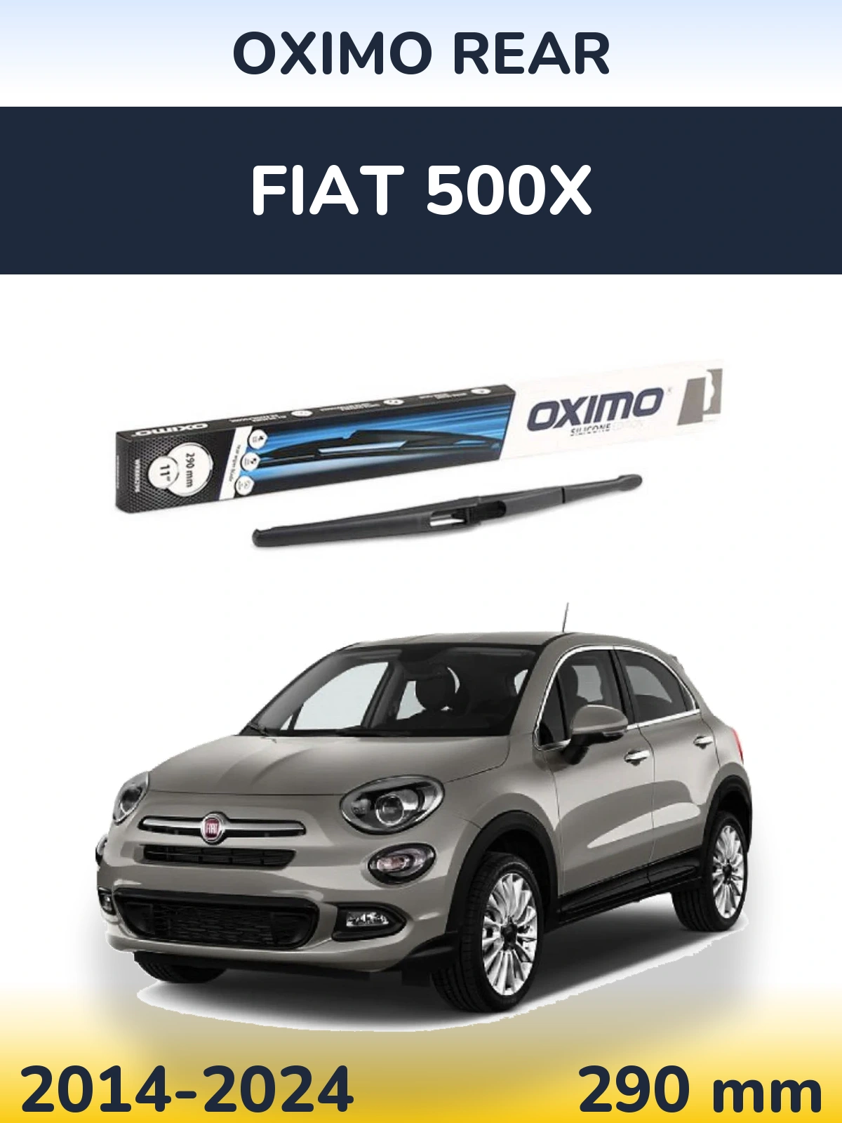 Zadní stěrač Oximo Rear 290 mm pro Fiat 500X 2014-2024